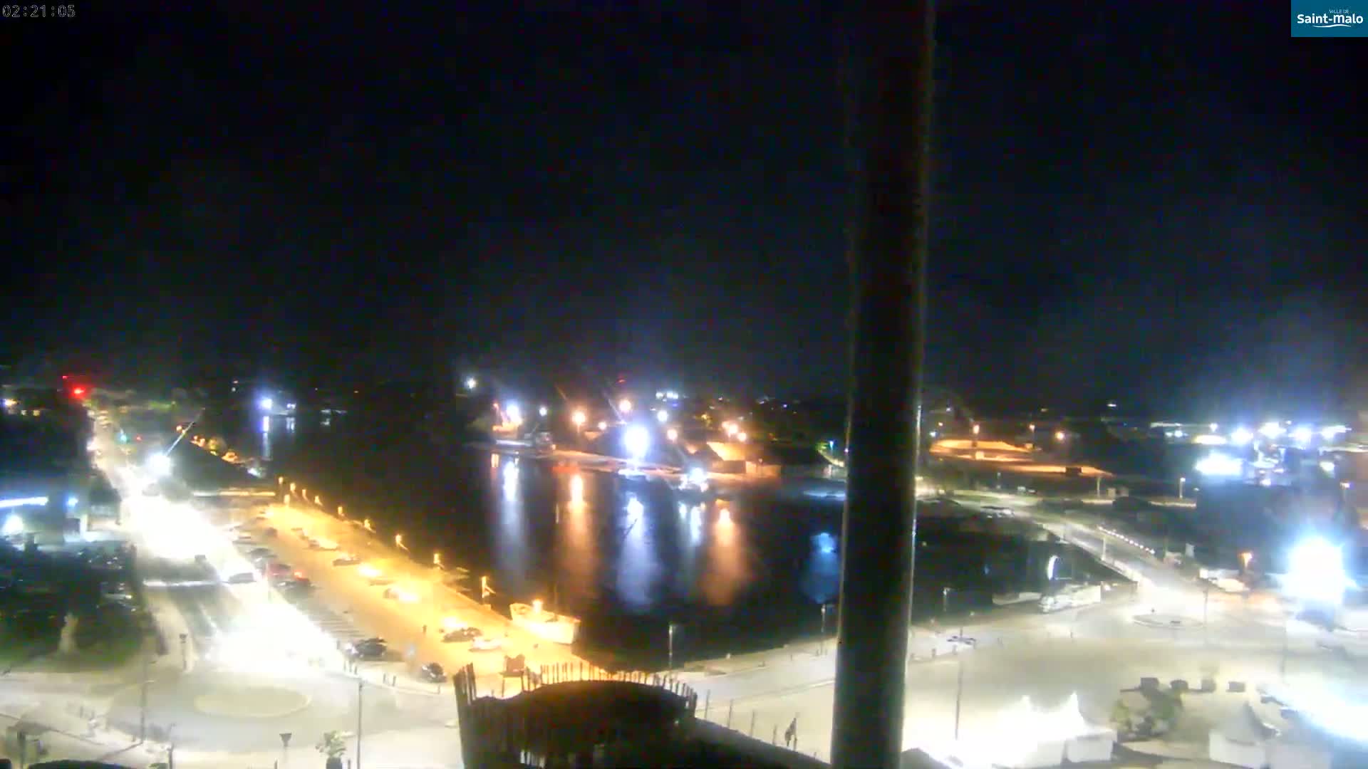 Saint-Malo City Skyline PTZ Live Cam - Saint-Malo, Ille-et-Vilaine, Bretagne, France