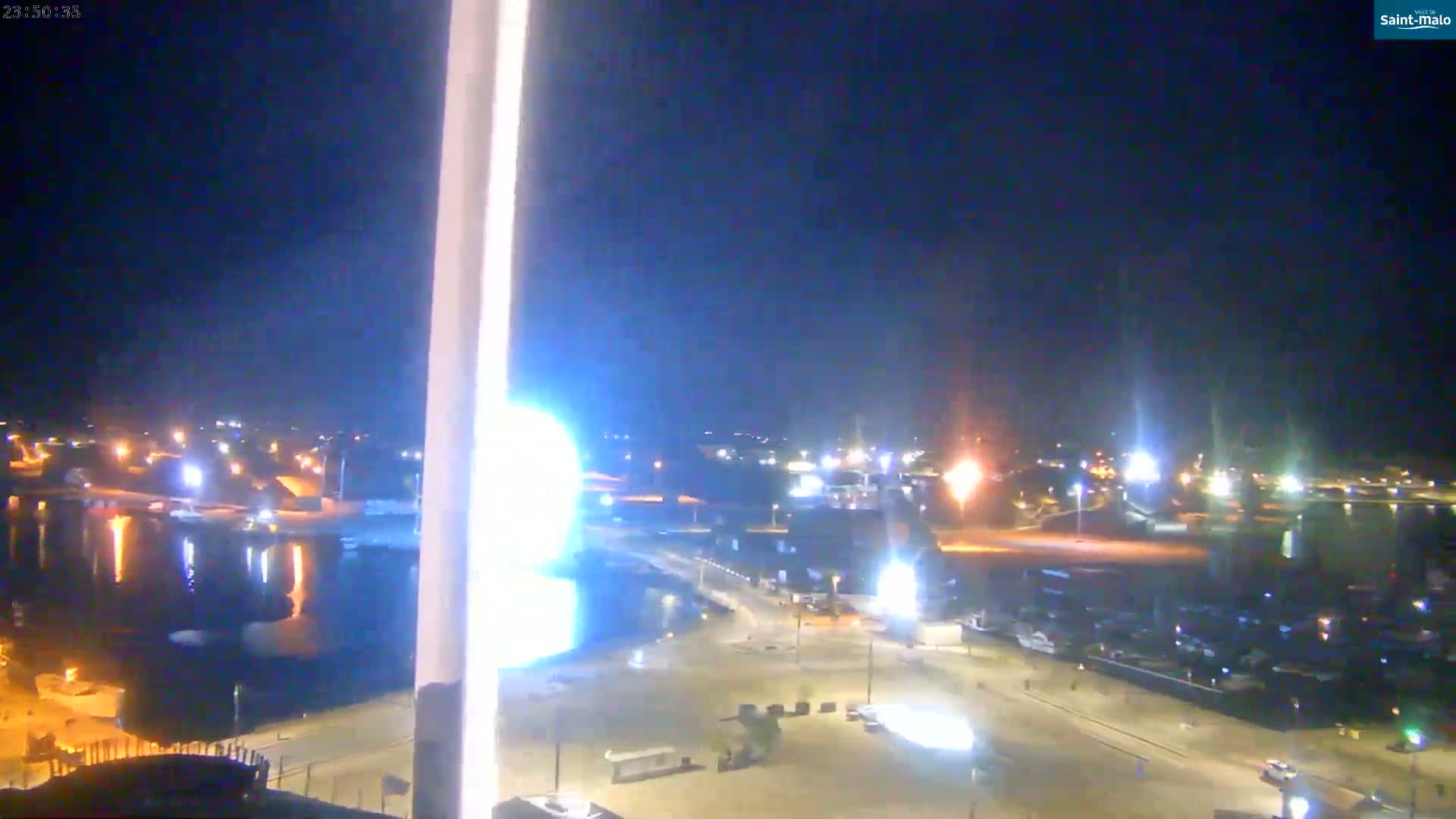 Saint-Malo City Skyline PTZ Live Cam - Saint-Malo, Ille-et-Vilaine, Bretagne, France