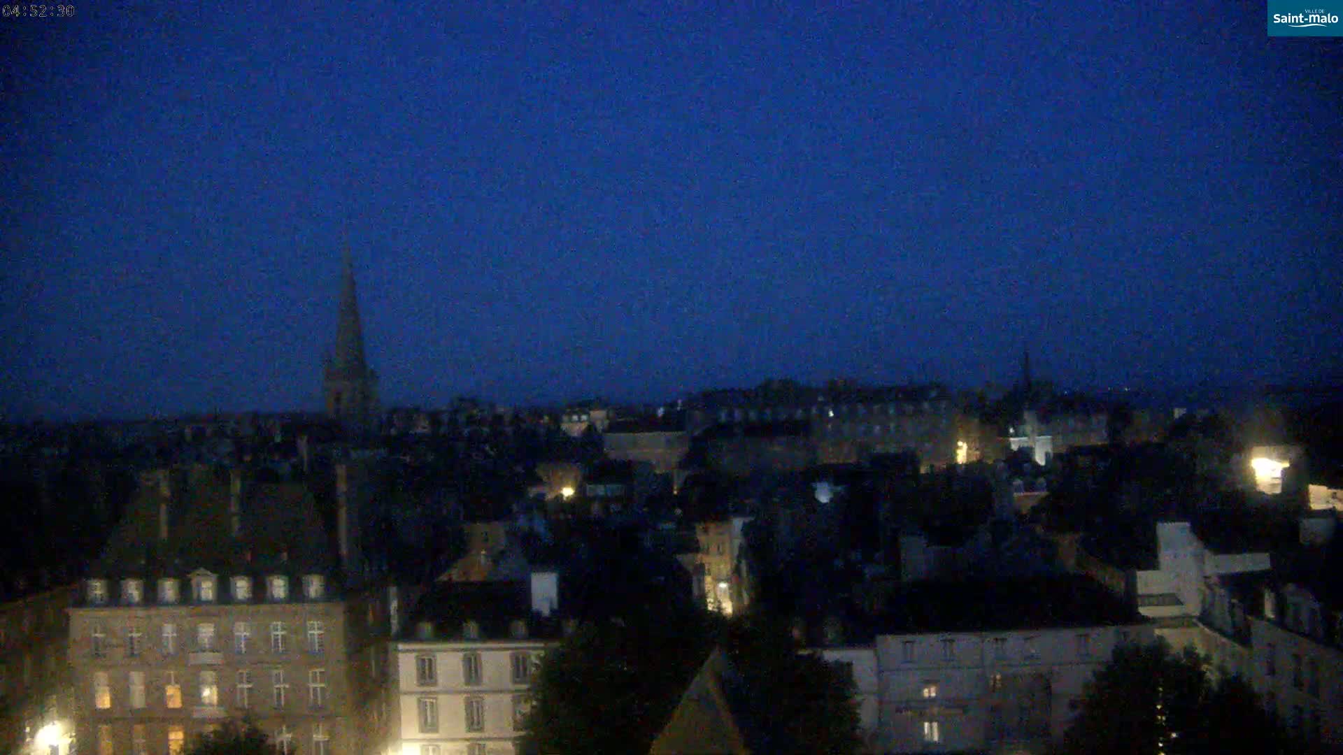 Saint-Malo City Skyline PTZ Live Cam - Saint-Malo, Ille-et-Vilaine, Bretagne, France