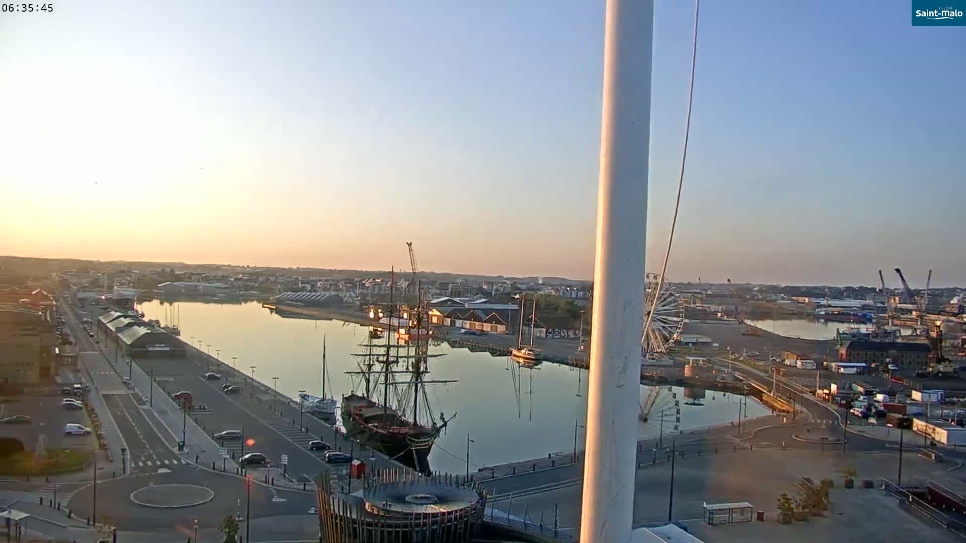 Saint-Malo City Skyline PTZ Live Cam - Saint-Malo, Ille-et-Vilaine, Bretagne, France