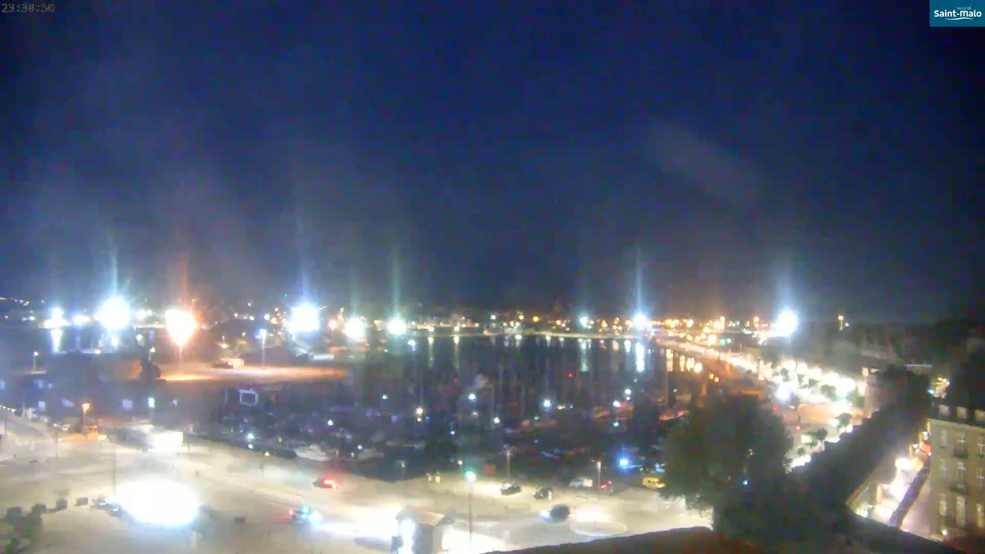 Saint-Malo City Skyline PTZ Live Cam - Saint-Malo, Ille-et-Vilaine, Bretagne, France