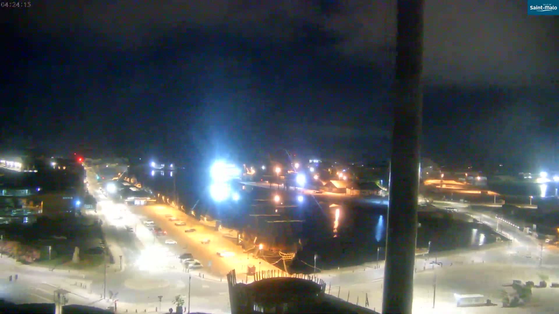 Saint-Malo City Skyline PTZ Live Cam - Saint-Malo, Ille-et-Vilaine, Bretagne, France