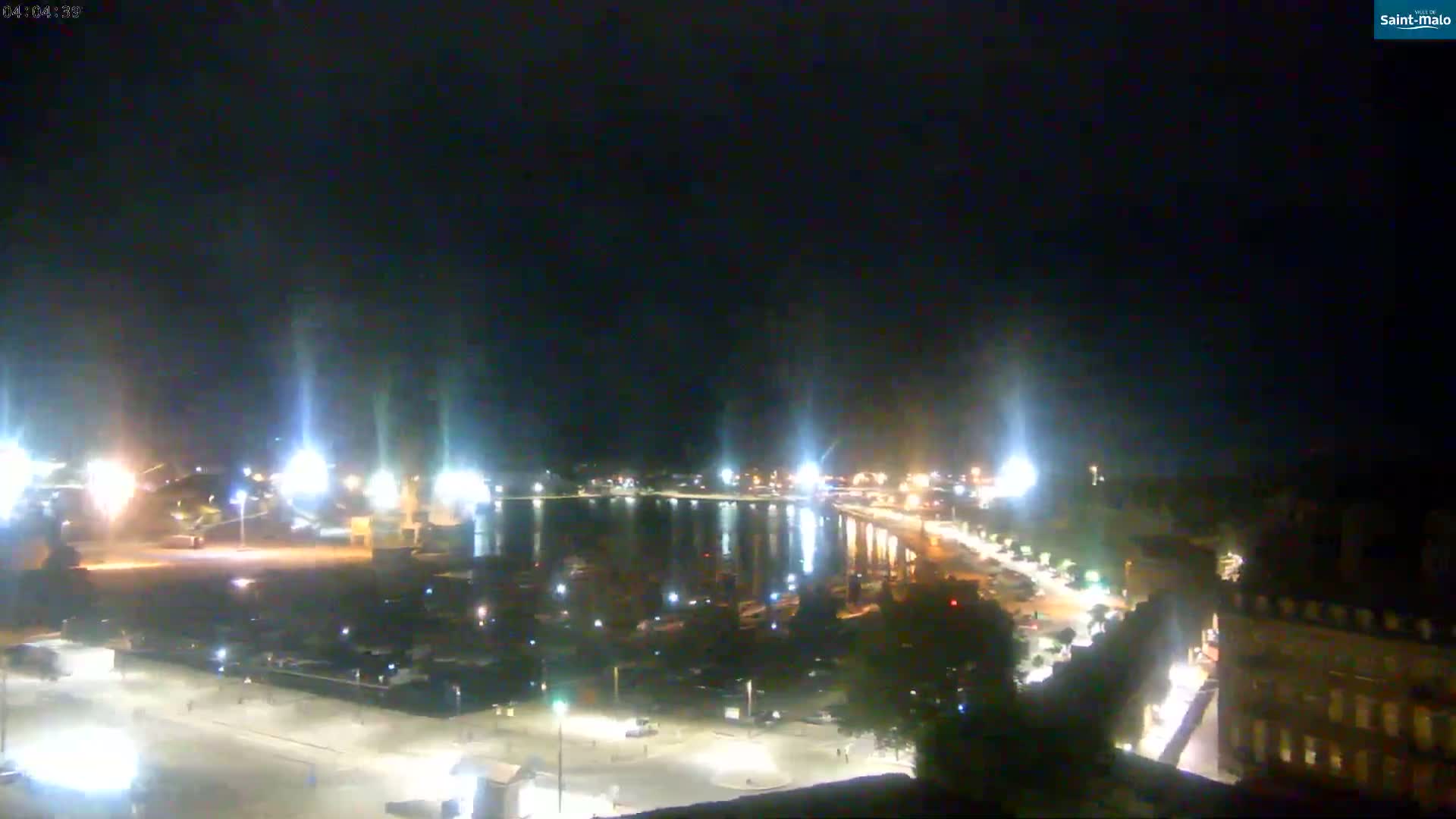 Saint-Malo City Skyline PTZ Live Cam - Saint-Malo, Ille-et-Vilaine, Bretagne, France