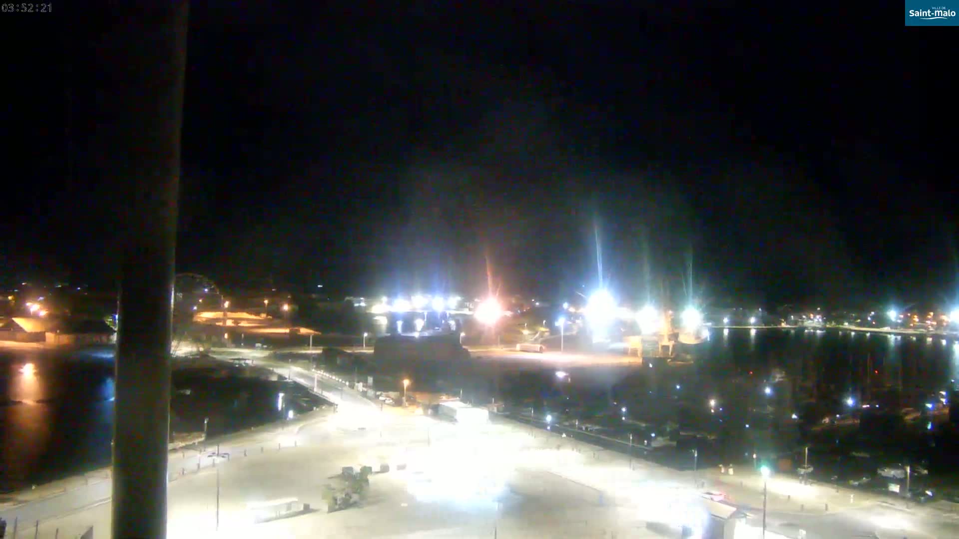 Saint-Malo City Skyline PTZ Live Cam - Saint-Malo, Ille-et-Vilaine, Bretagne, France