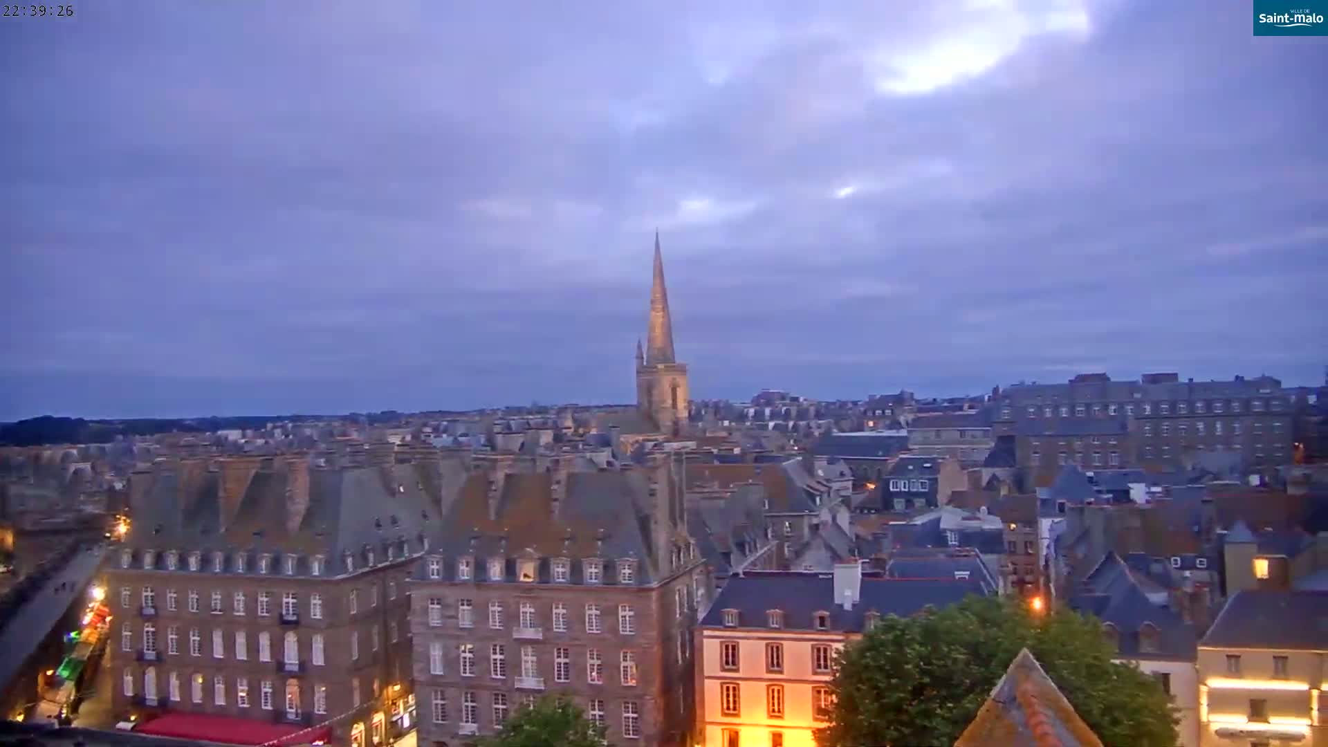 Saint-Malo City Skyline PTZ Live Cam - Saint-Malo, Ille-et-Vilaine, Bretagne, France