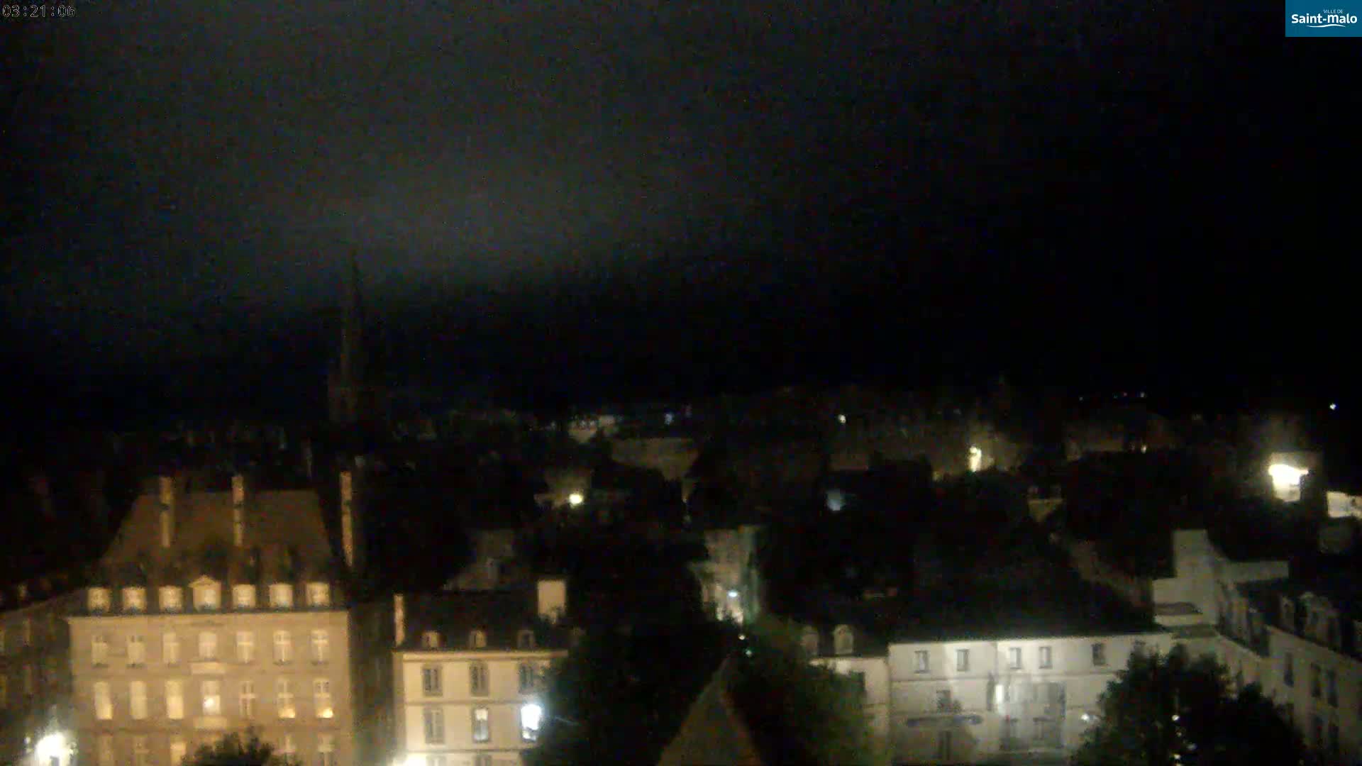 Saint-Malo City Skyline PTZ Live Cam - Saint-Malo, Ille-et-Vilaine, Bretagne, France