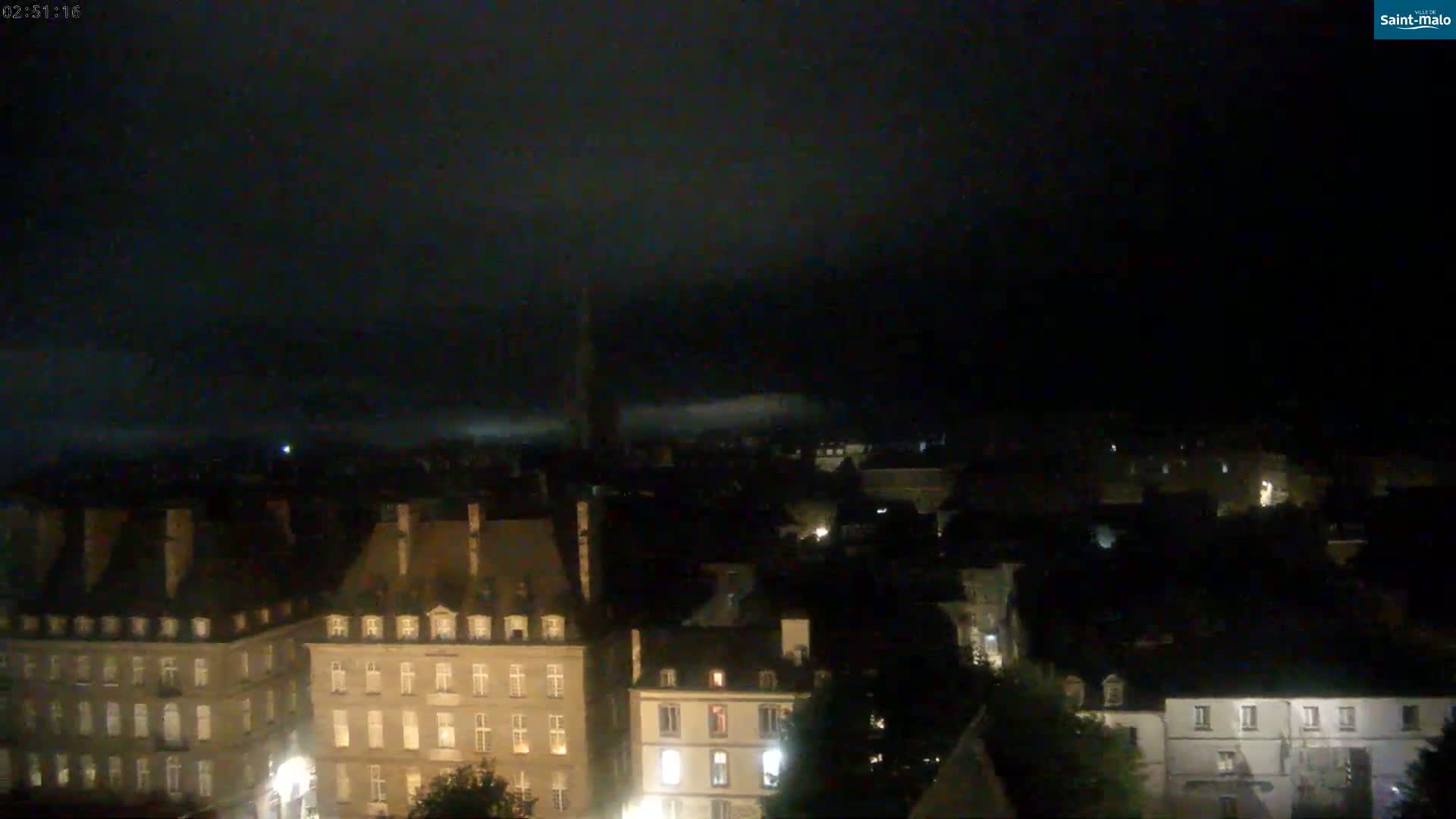 Saint-Malo City Skyline PTZ Live Cam - Saint-Malo, Ille-et-Vilaine, Bretagne, France