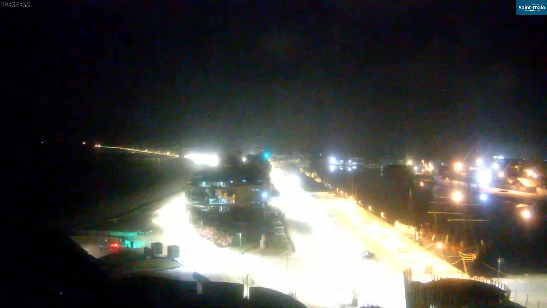 Saint-Malo City Skyline PTZ Live Cam - Saint-Malo, Ille-et-Vilaine, Bretagne, France