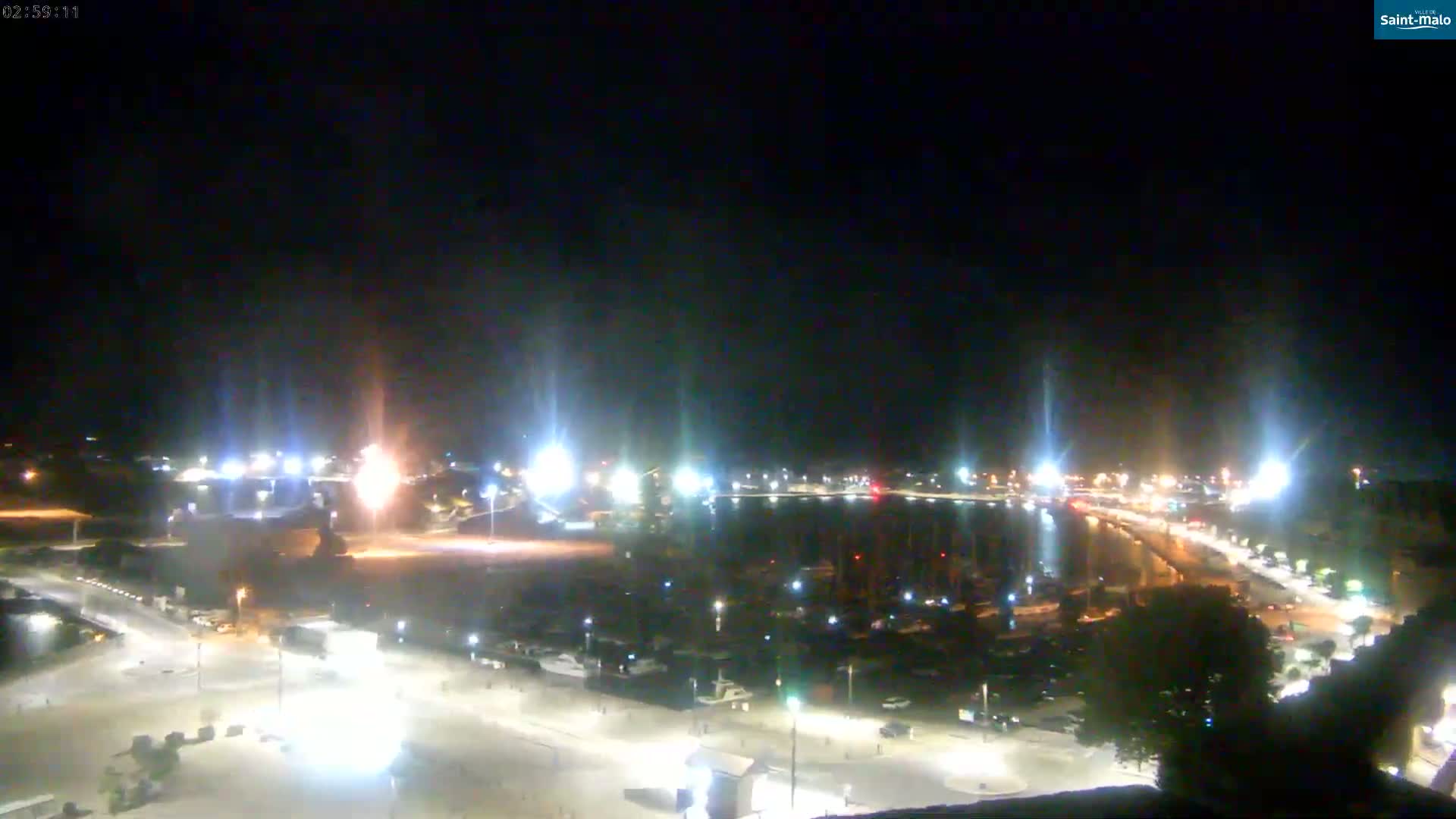 Saint-Malo City Skyline PTZ Live Cam - Saint-Malo, Ille-et-Vilaine, Bretagne, France
