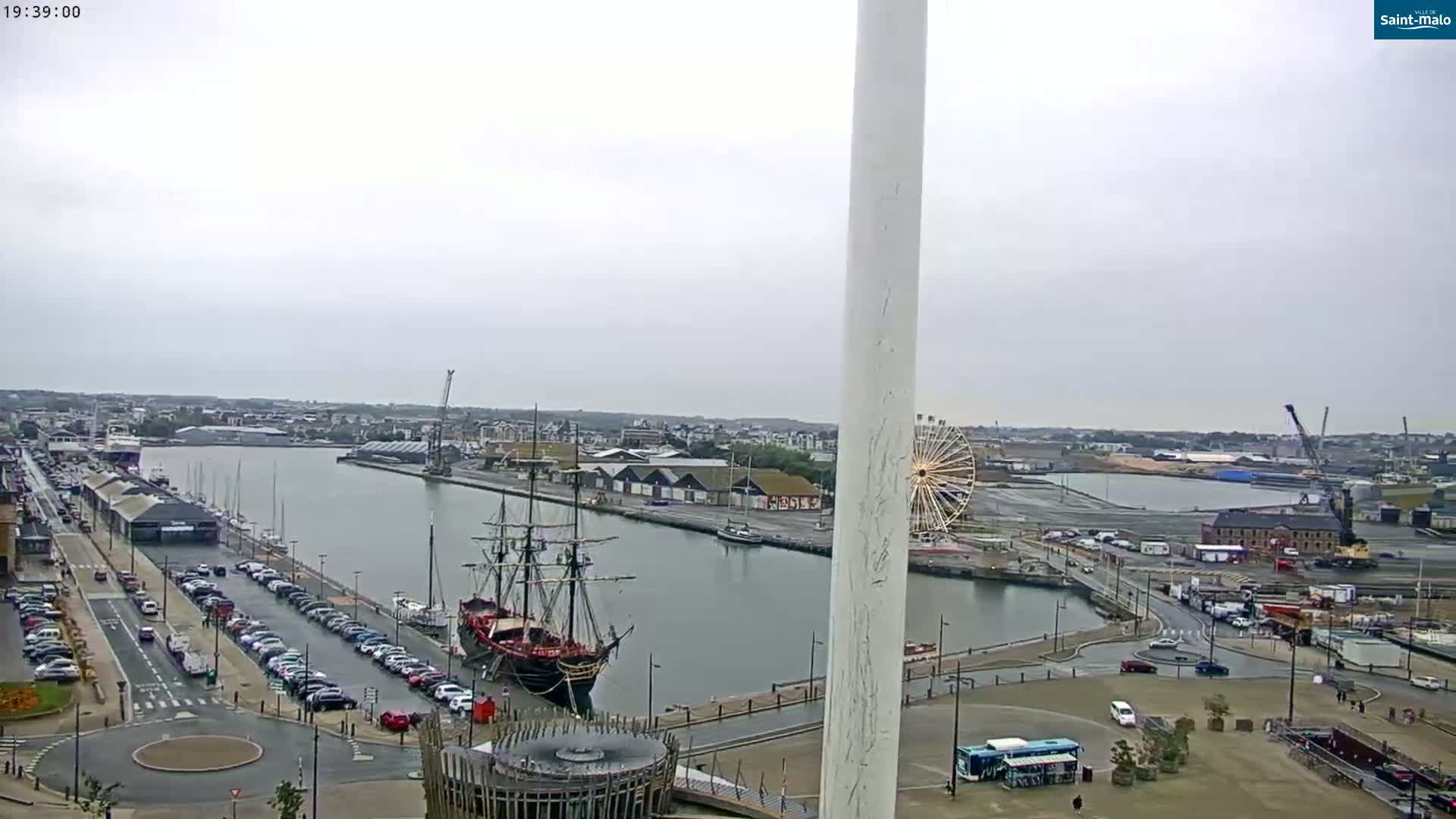 Saint-Malo City Skyline PTZ Live Cam - Saint-Malo, Ille-et-Vilaine, Bretagne, France