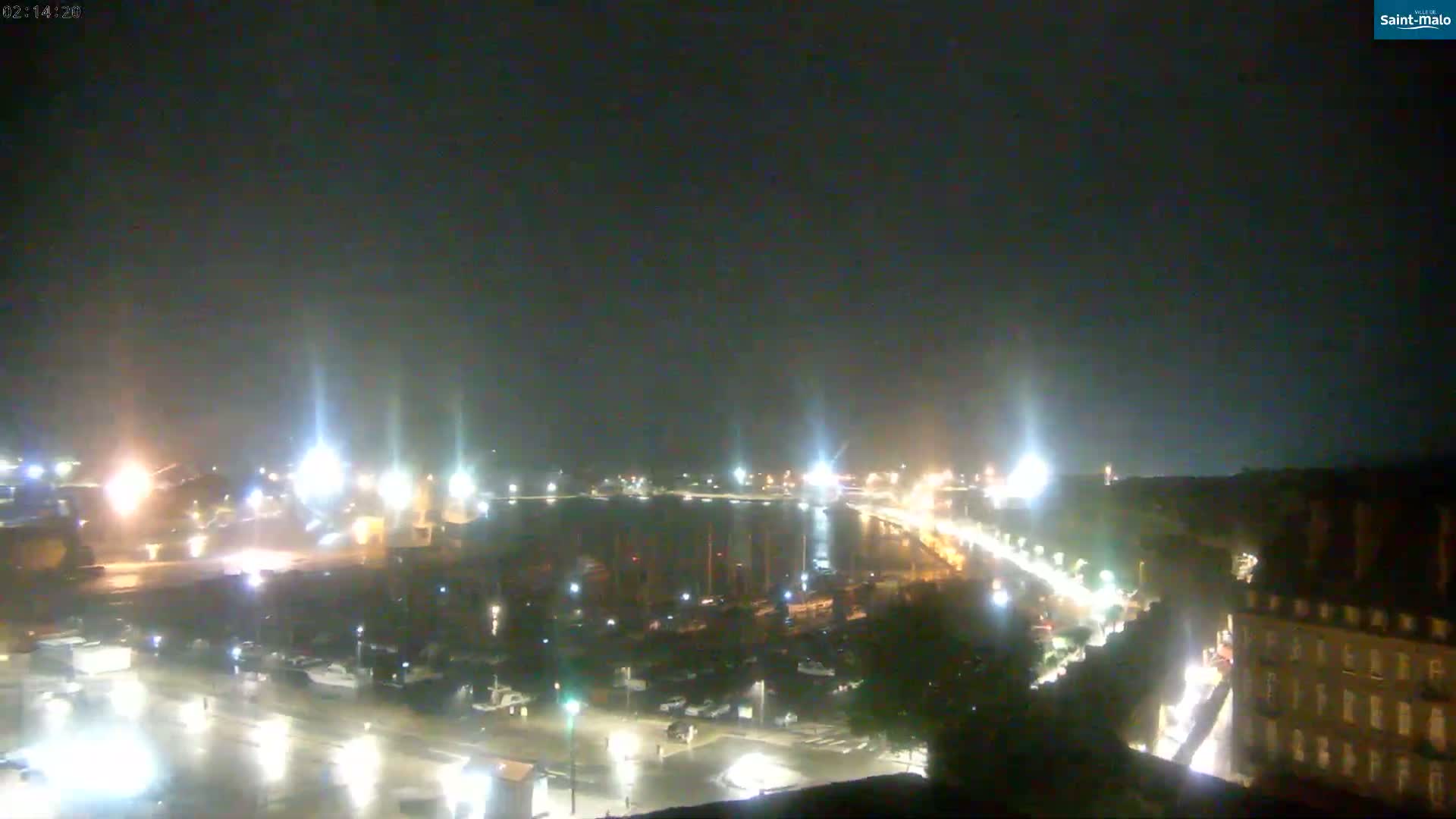 Saint-Malo City Skyline PTZ Live Cam - Saint-Malo, Ille-et-Vilaine, Bretagne, France