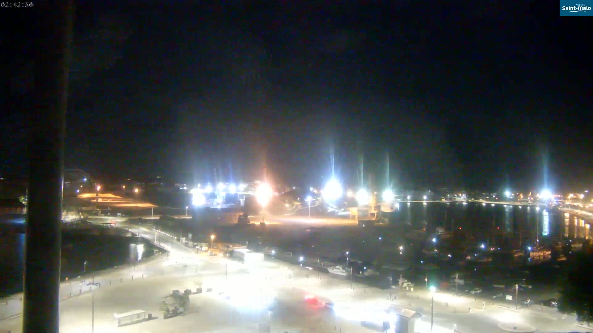 Saint-Malo City Skyline PTZ Live Cam - Saint-Malo, Ille-et-Vilaine, Bretagne, France