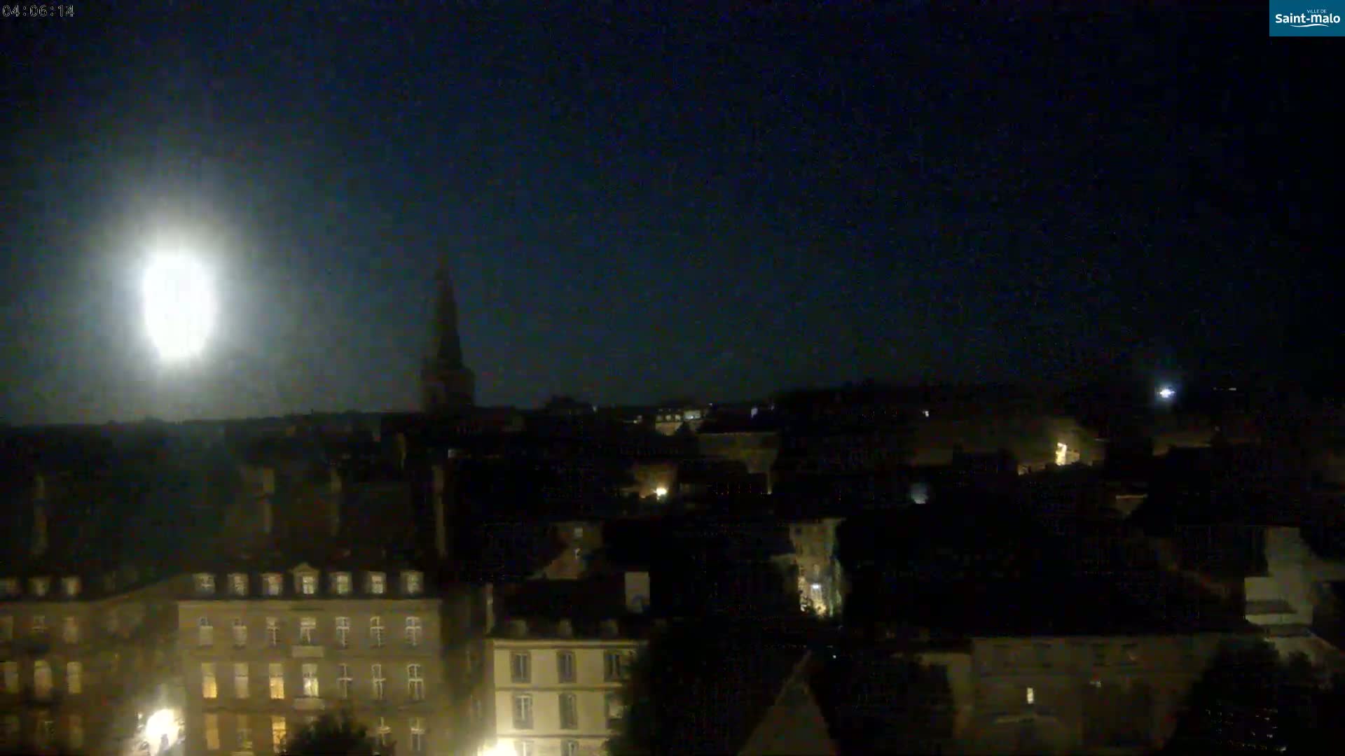 Saint-Malo City Skyline PTZ Live Cam - Saint-Malo, Ille-et-Vilaine, Bretagne, France