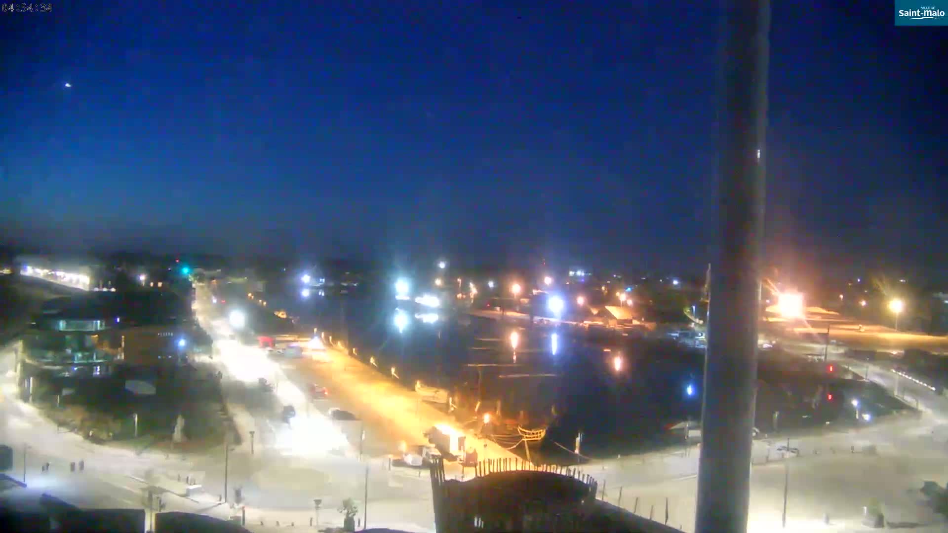 Saint-Malo City Skyline PTZ Live Cam - Saint-Malo, Ille-et-Vilaine, Bretagne, France