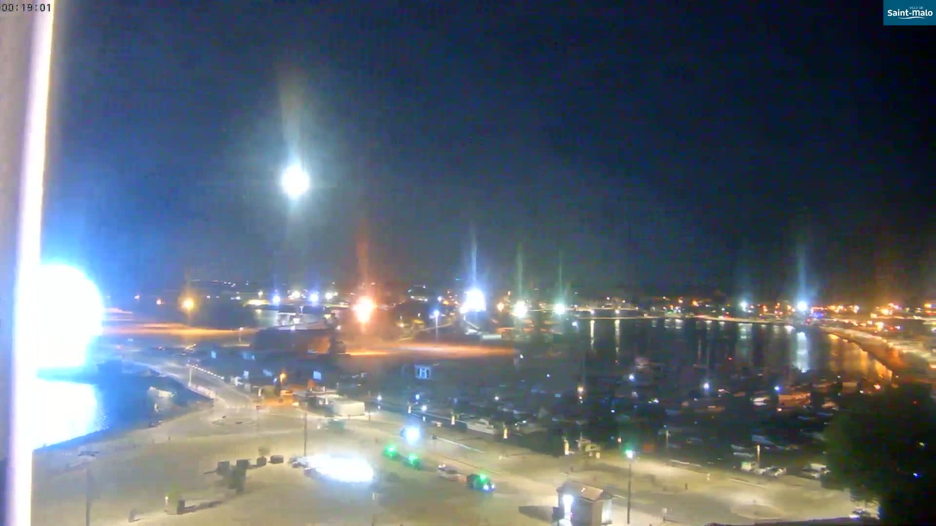 Saint-Malo City Skyline PTZ Live Cam - Saint-Malo, Ille-et-Vilaine, Bretagne, France