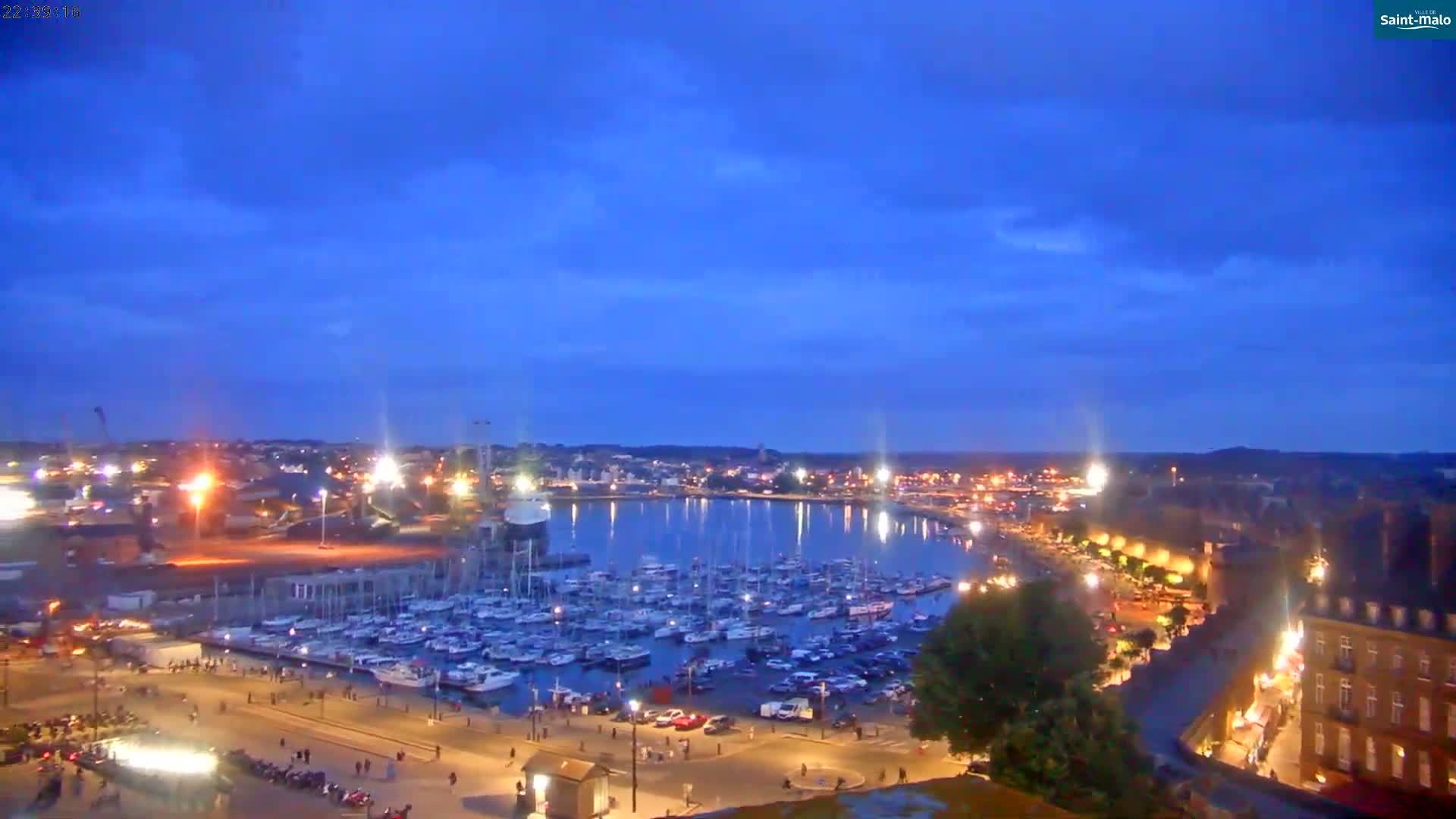 Saint-Malo City Skyline PTZ Live Cam - Saint-Malo, Ille-et-Vilaine, Bretagne, France