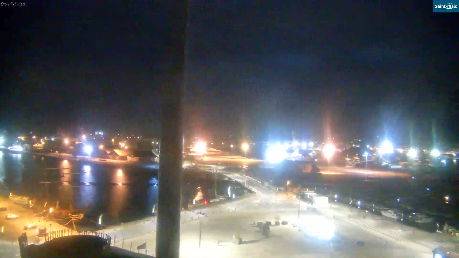 Saint-Malo City Skyline PTZ Live Cam - Saint-Malo, Ille-et-Vilaine, Bretagne, France