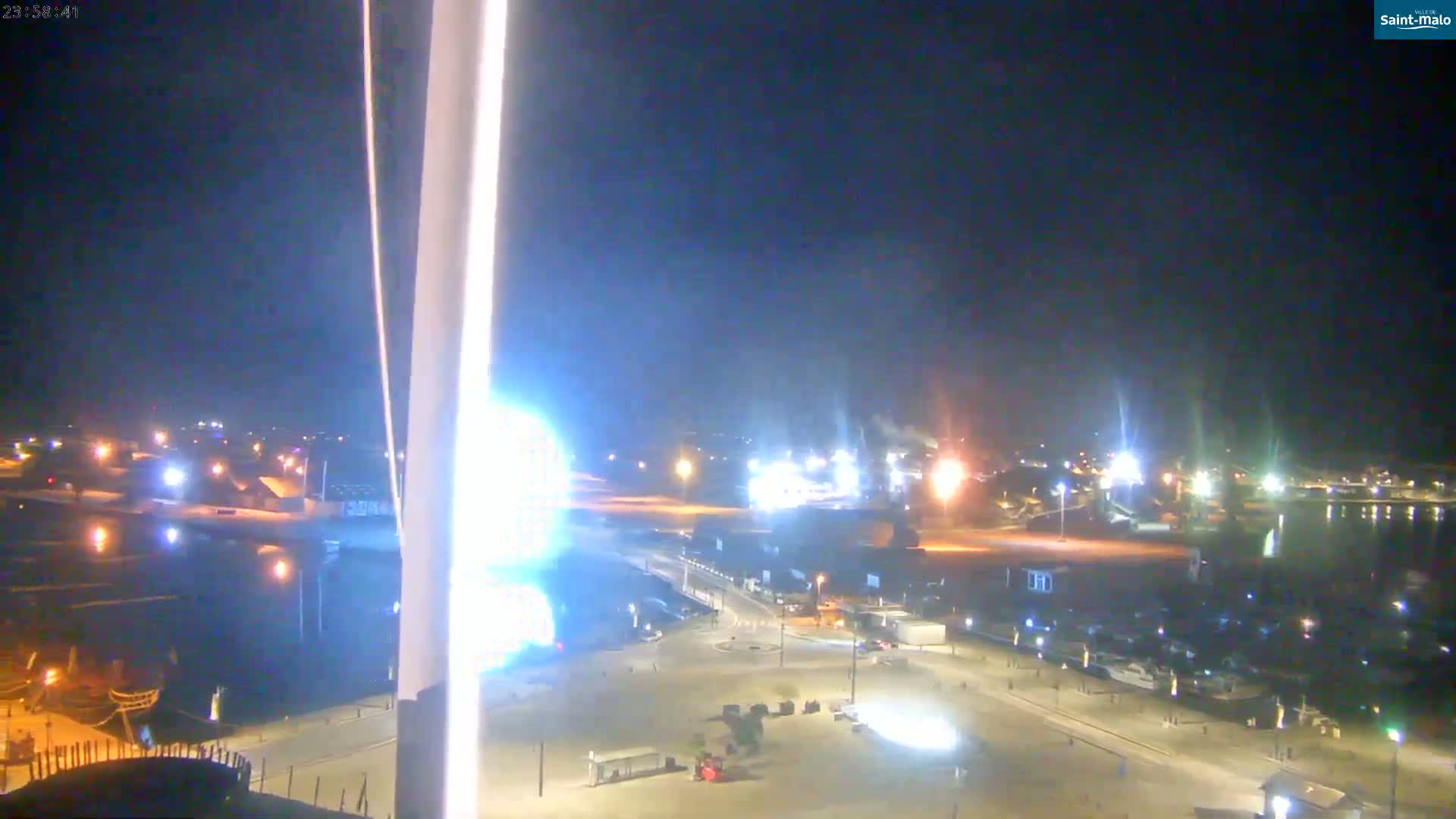 Saint-Malo City Skyline PTZ Live Cam - Saint-Malo, Ille-et-Vilaine, Bretagne, France