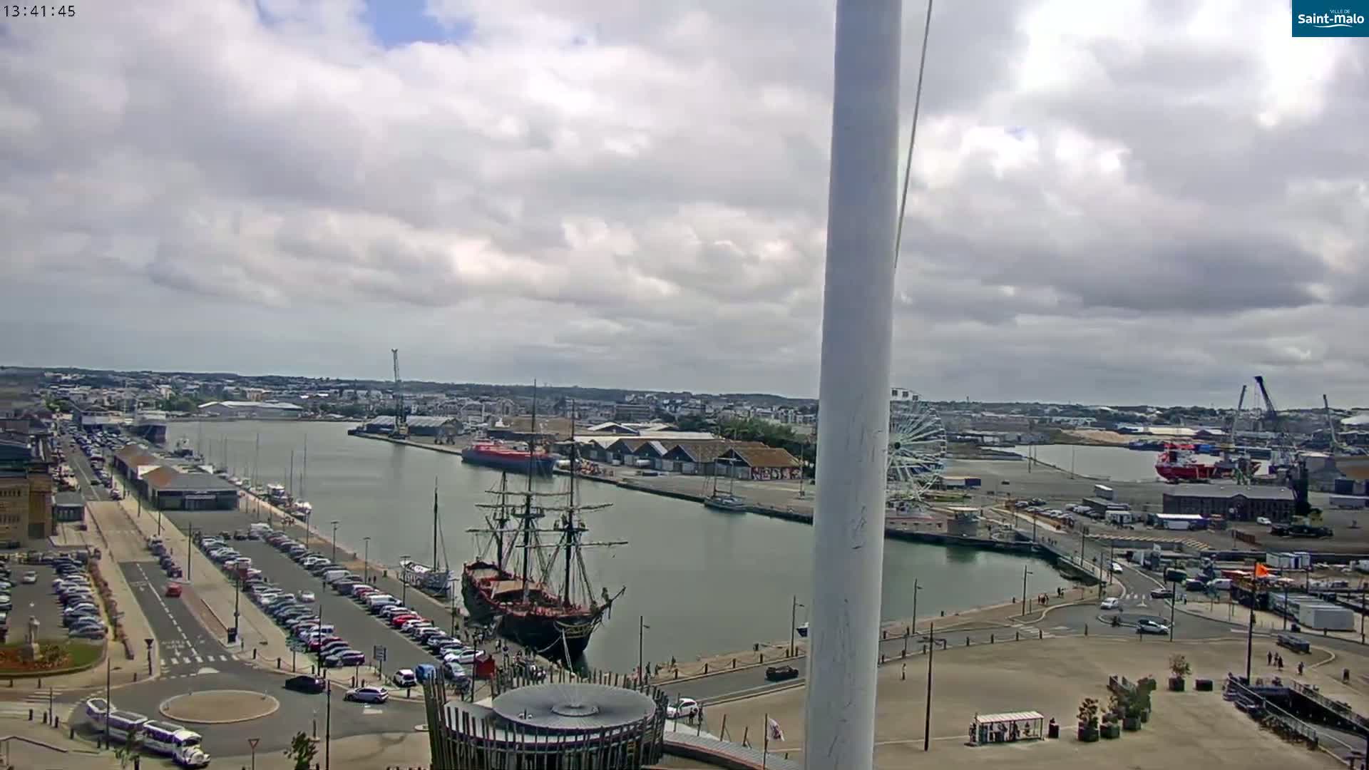 Saint-Malo City Skyline PTZ Live Cam - Saint-Malo, Ille-et-Vilaine, Bretagne, France