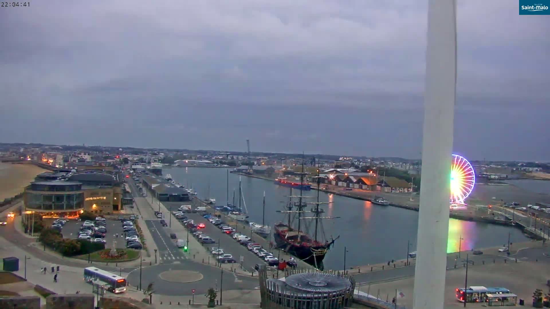 Saint-Malo City Skyline PTZ Live Cam - Saint-Malo, Ille-et-Vilaine, Bretagne, France