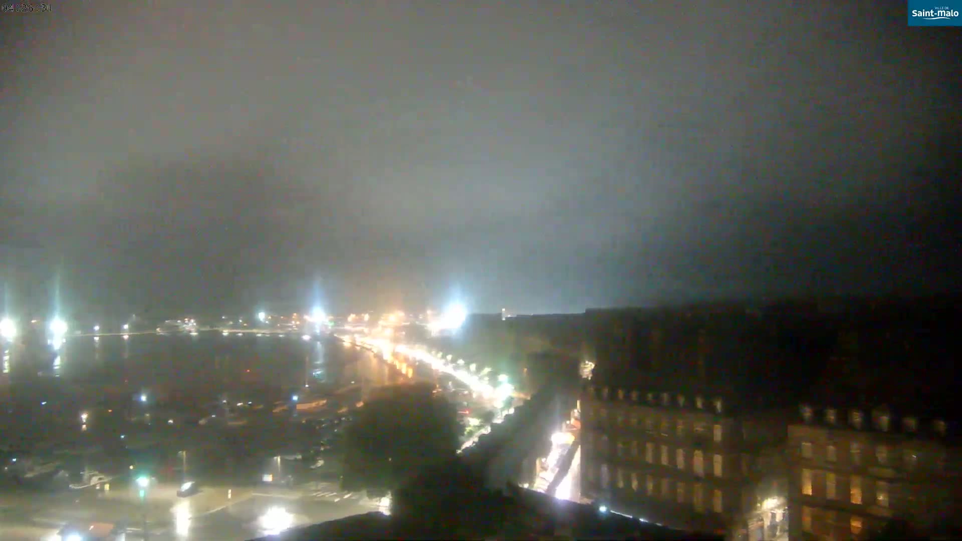Saint-Malo City Skyline PTZ Live Cam - Saint-Malo, Ille-et-Vilaine, Bretagne, France