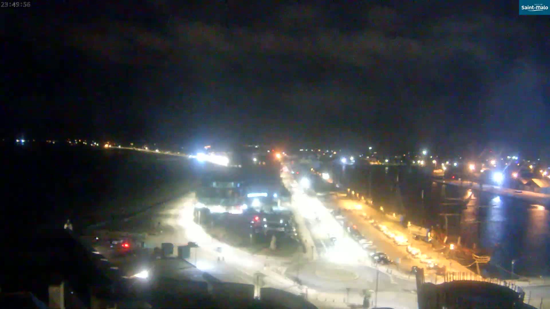 Saint-Malo City Skyline PTZ Live Cam - Saint-Malo, Ille-et-Vilaine, Bretagne, France