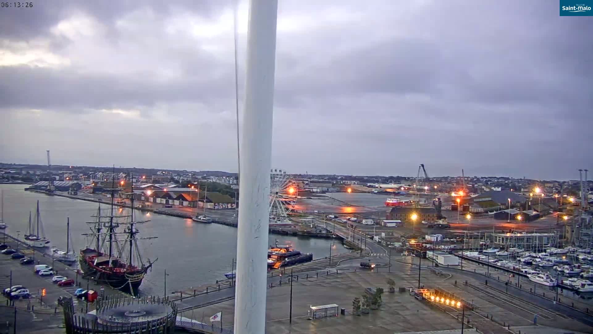 Saint-Malo City Skyline PTZ Live Cam - Saint-Malo, Ille-et-Vilaine, Bretagne, France