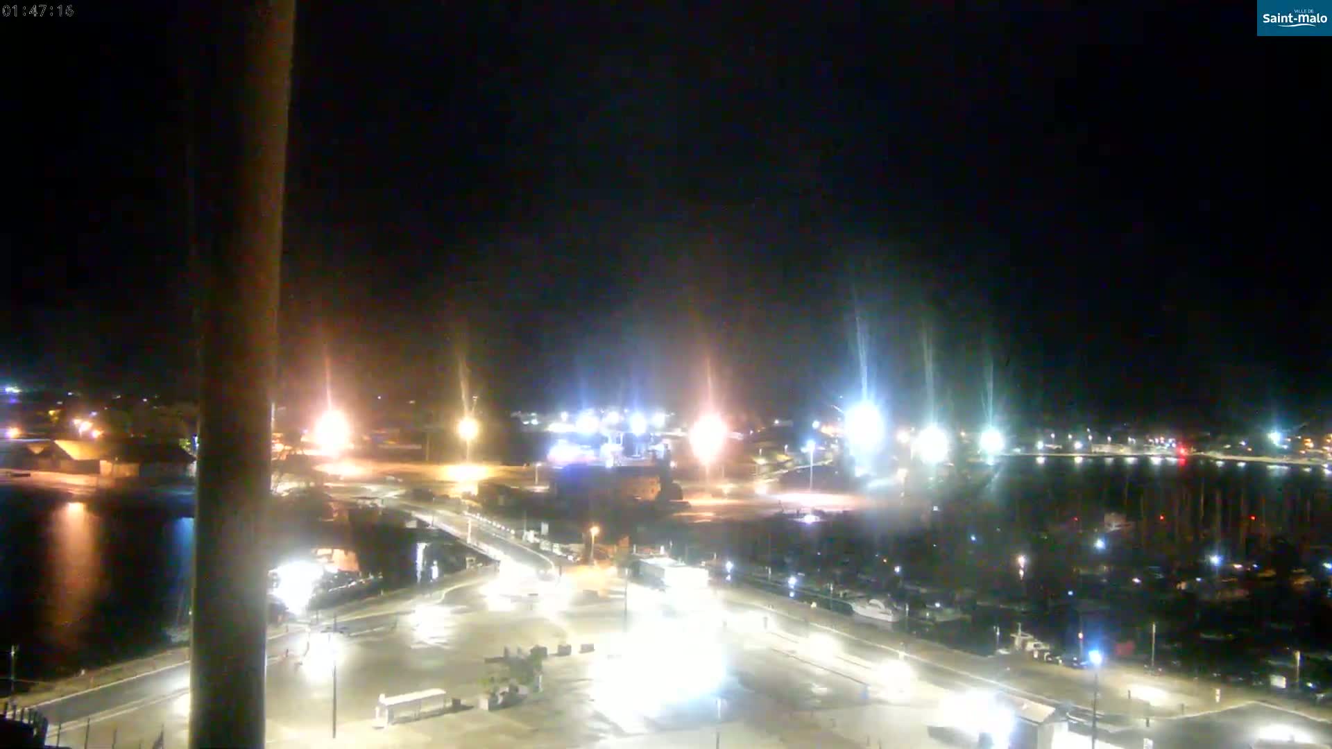 Saint-Malo City Skyline PTZ Live Cam - Saint-Malo, Ille-et-Vilaine, Bretagne, France