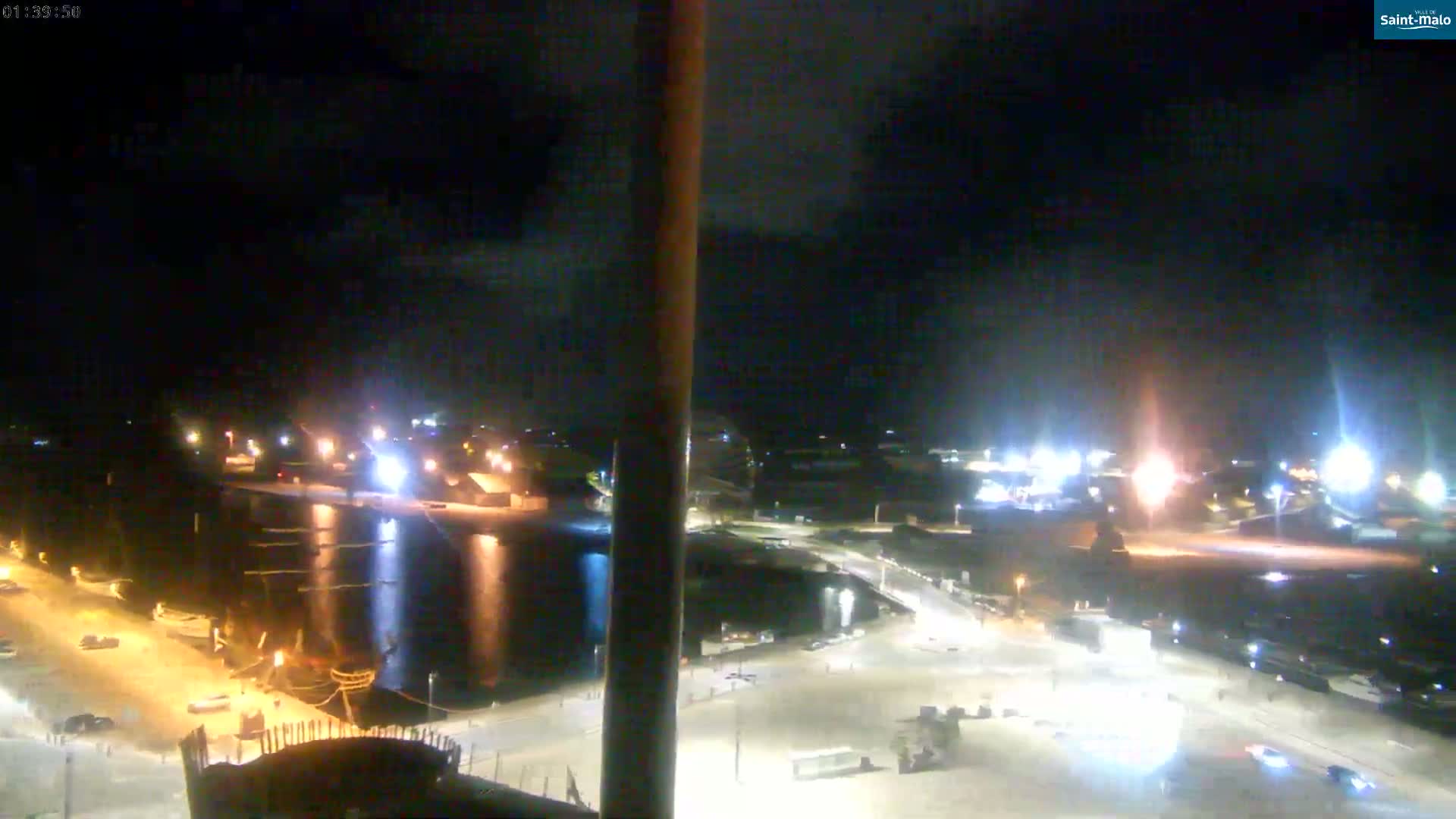 Saint-Malo City Skyline PTZ Live Cam - Saint-Malo, Ille-et-Vilaine, Bretagne, France