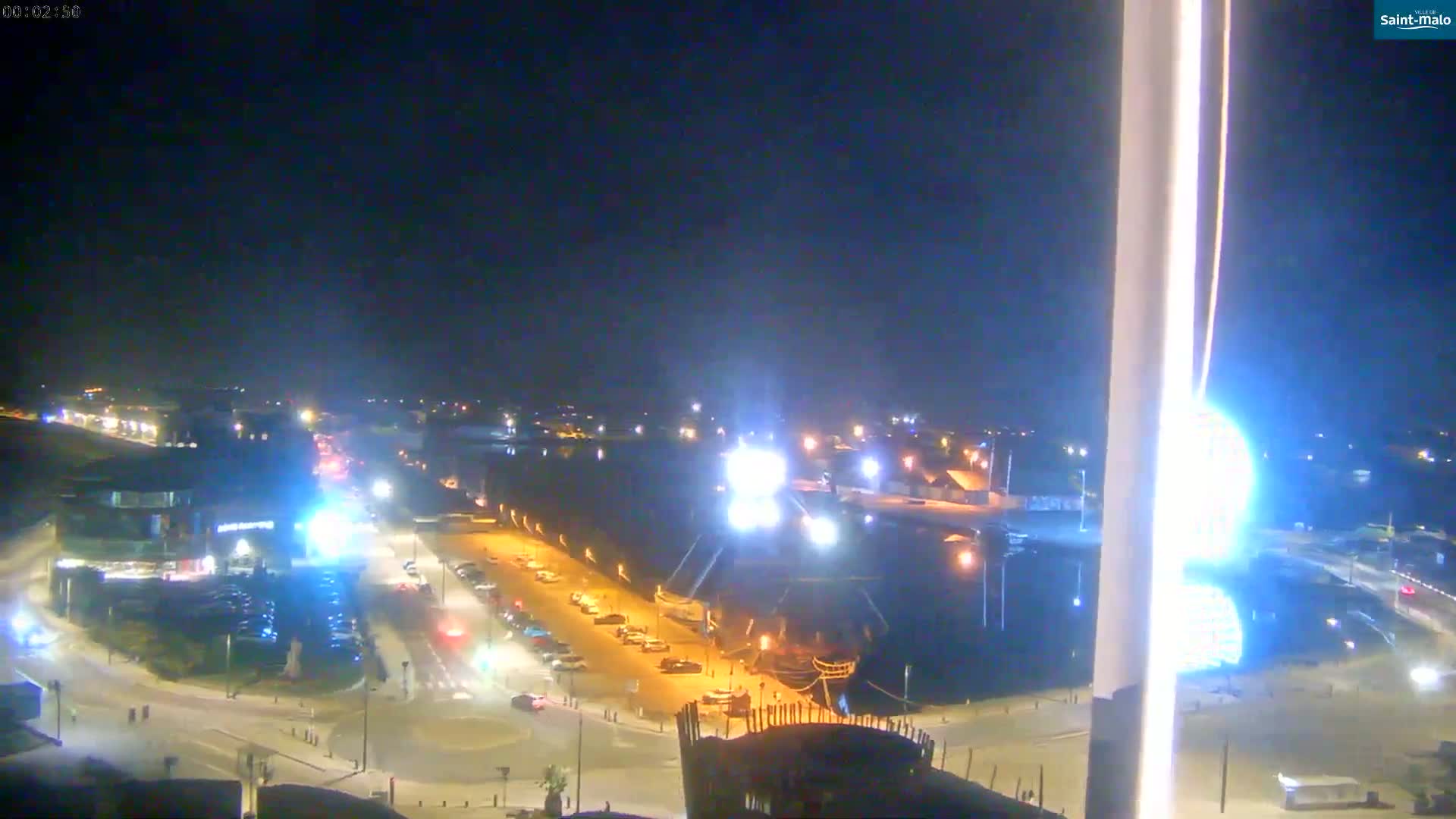 Saint-Malo City Skyline PTZ Live Cam - Saint-Malo, Ille-et-Vilaine, Bretagne, France