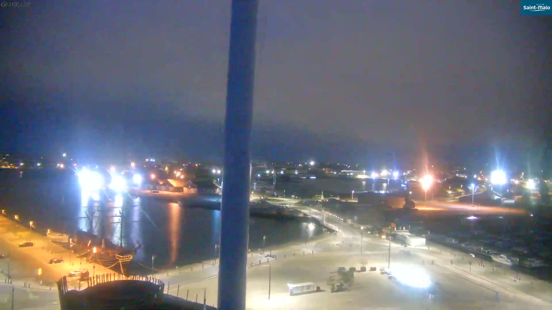 Saint-Malo City Skyline PTZ Live Cam - Saint-Malo, Ille-et-Vilaine, Bretagne, France