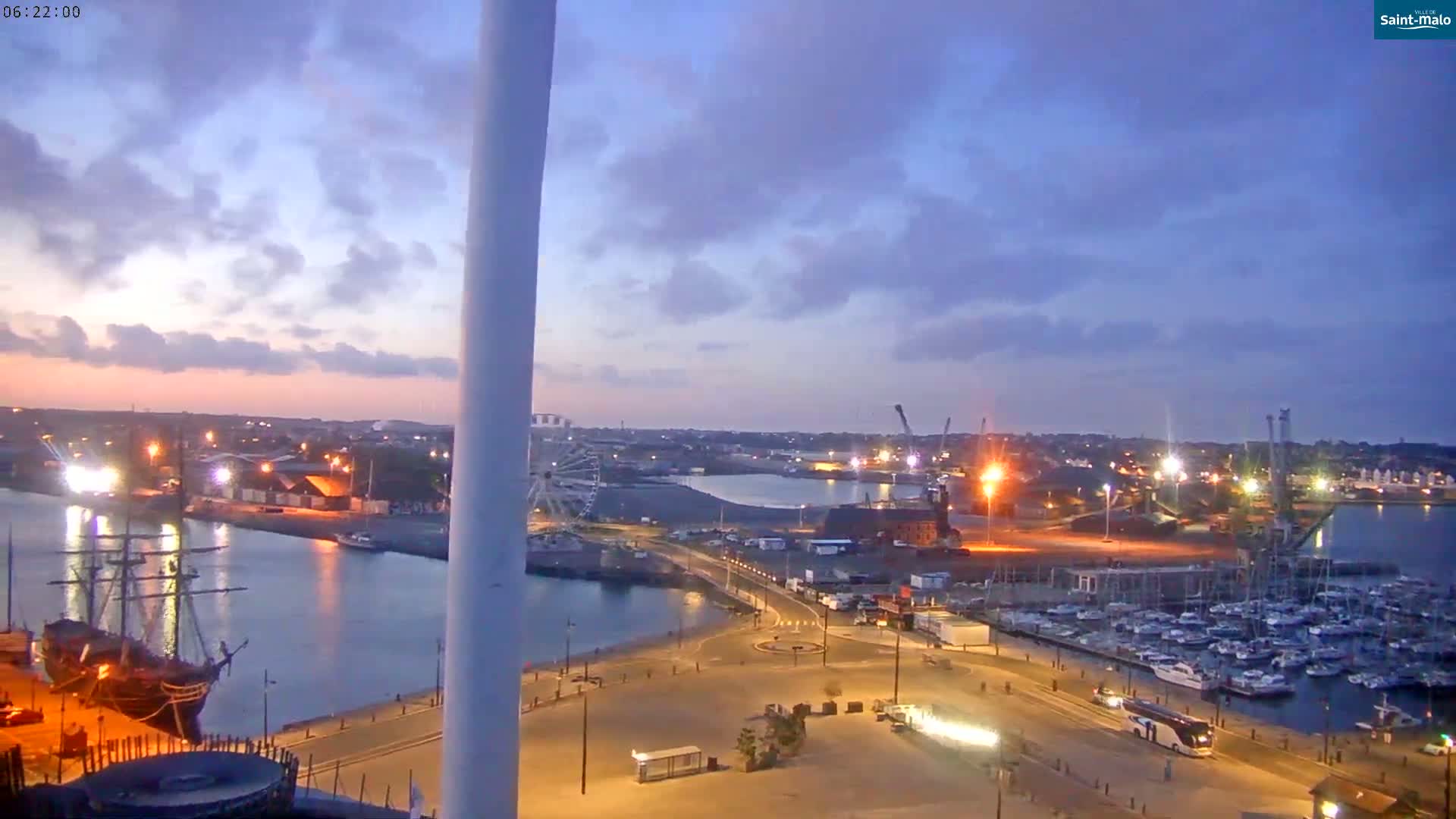 Saint-Malo City Skyline PTZ Live Cam - Saint-Malo, Ille-et-Vilaine, Bretagne, France