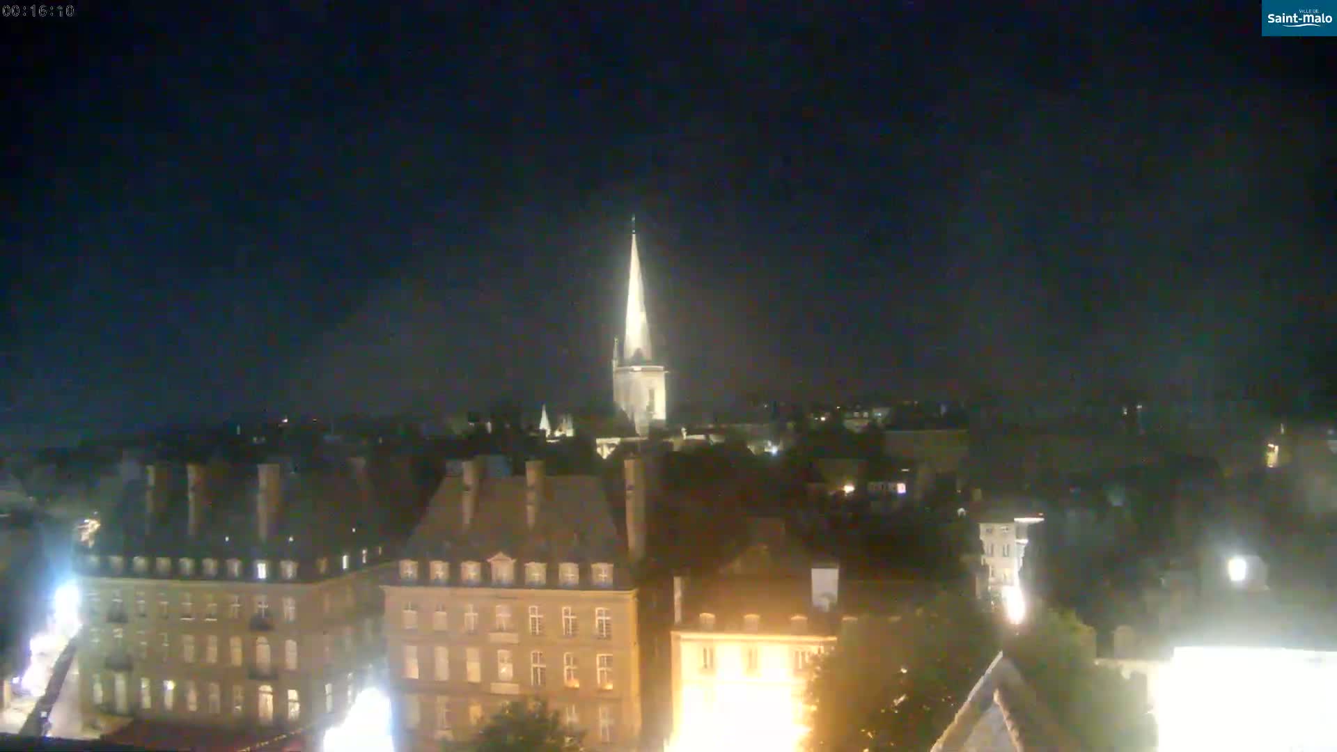 Saint-Malo City Skyline PTZ Live Cam - Saint-Malo, Ille-et-Vilaine, Bretagne, France