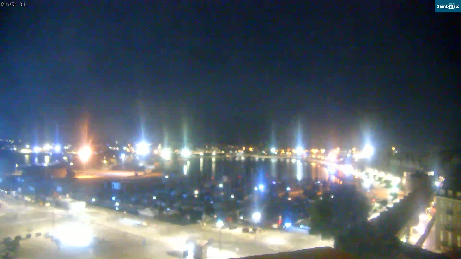 Saint-Malo City Skyline PTZ Live Cam - Saint-Malo, Ille-et-Vilaine, Bretagne, France
