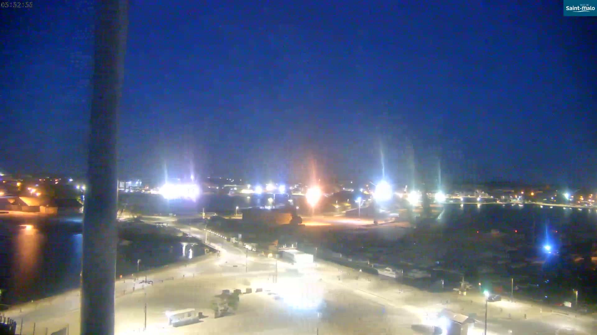 Saint-Malo City Skyline PTZ Live Cam - Saint-Malo, Ille-et-Vilaine, Bretagne, France