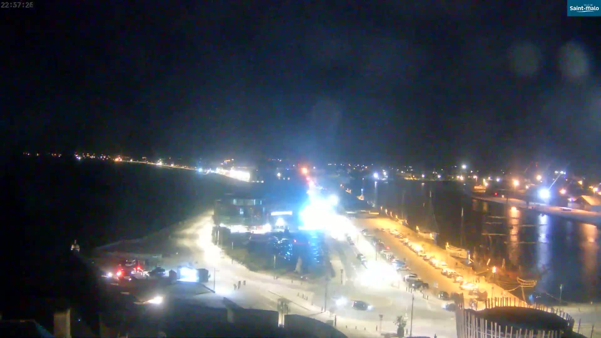Saint-Malo City Skyline PTZ Live Cam - Saint-Malo, Ille-et-Vilaine, Bretagne, France