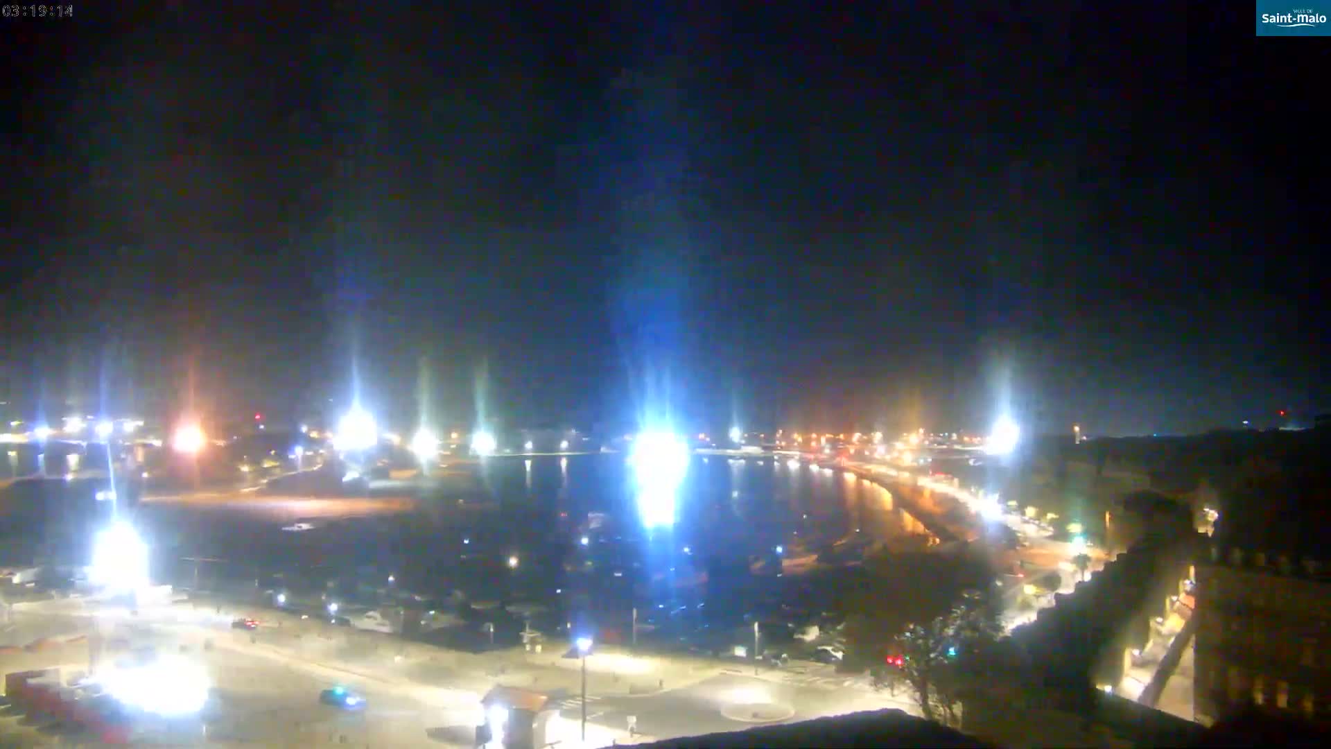 Saint-Malo City Skyline PTZ Live Cam - Saint-Malo, Ille-et-Vilaine, Bretagne, France