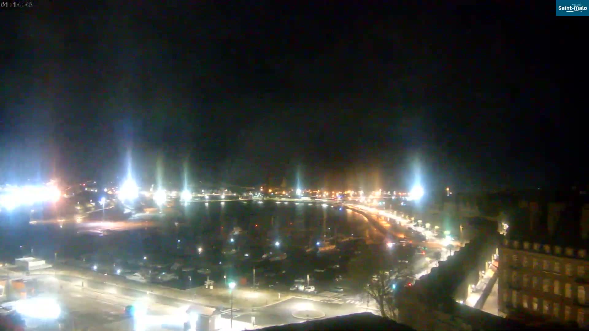 Saint-Malo City Skyline PTZ Live Cam - Saint-Malo, Ille-et-Vilaine, Bretagne, France