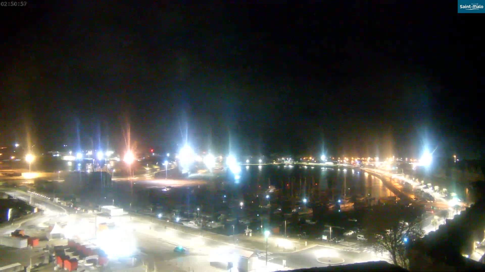 Saint-Malo City Skyline PTZ Live Cam - Saint-Malo, Ille-et-Vilaine, Bretagne, France