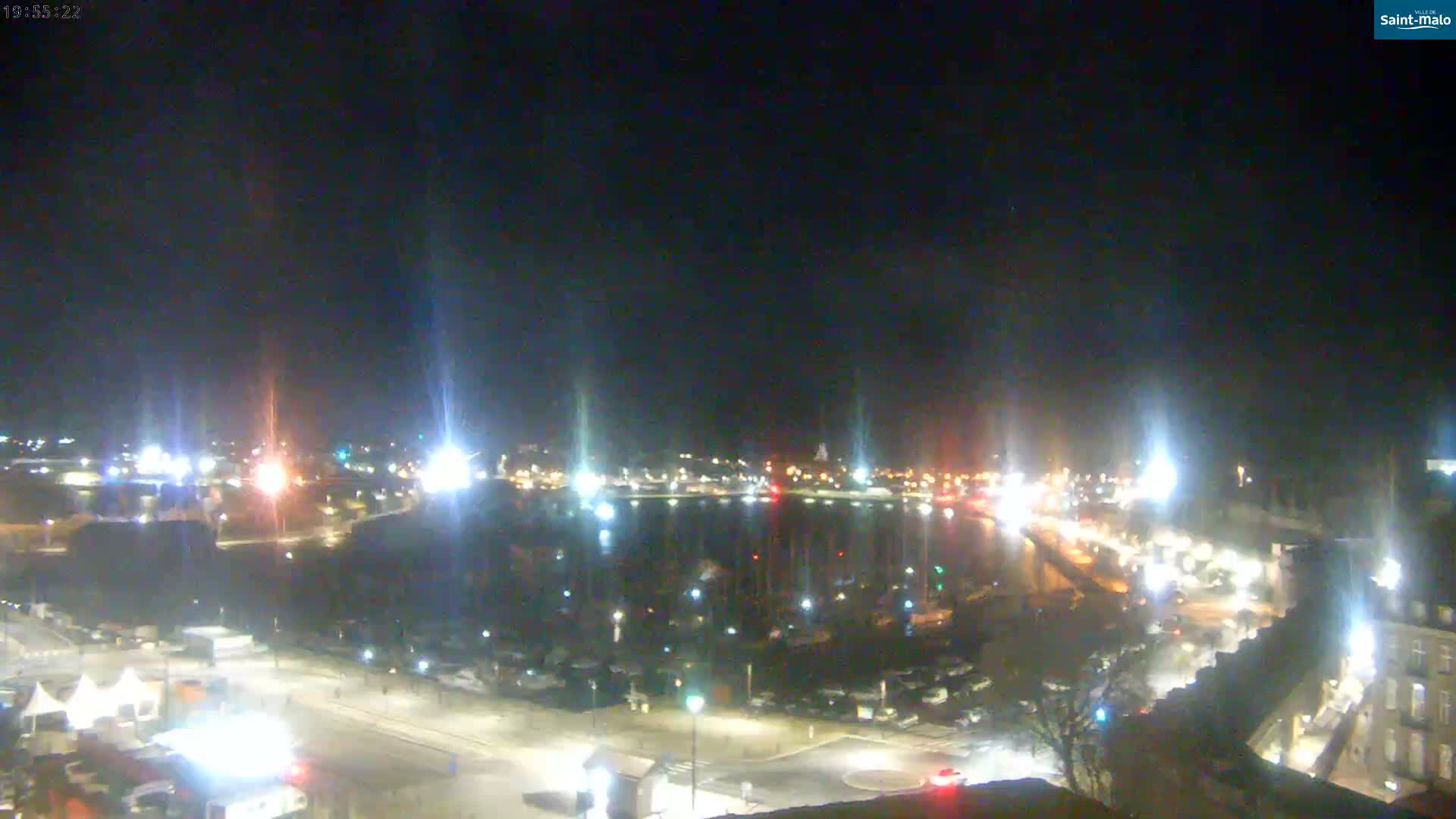 Saint-Malo City Skyline PTZ Live Cam - Saint-Malo, Ille-et-Vilaine, Bretagne, France