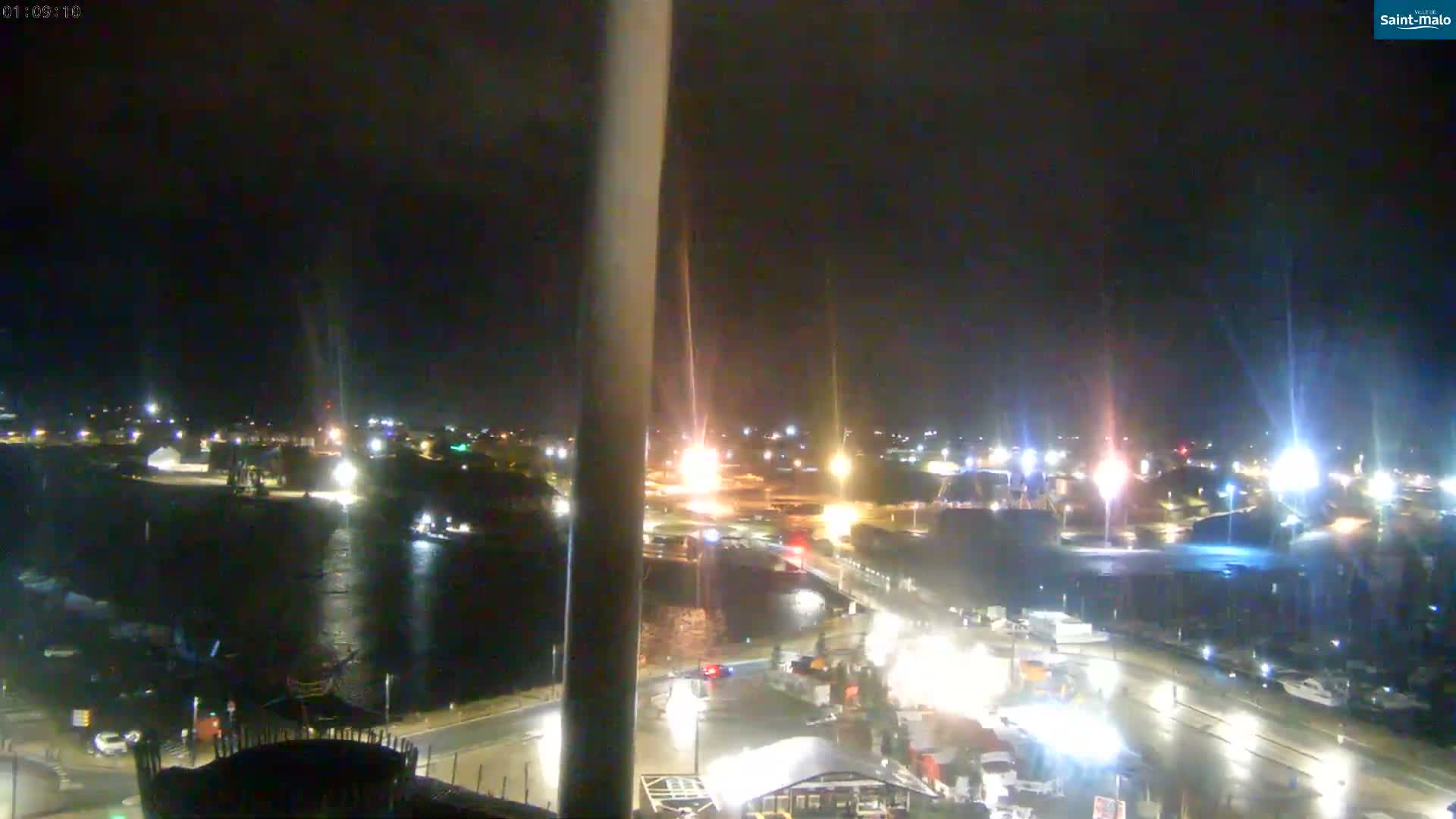 Saint-Malo City Skyline PTZ Live Cam - Saint-Malo, Ille-et-Vilaine, Bretagne, France