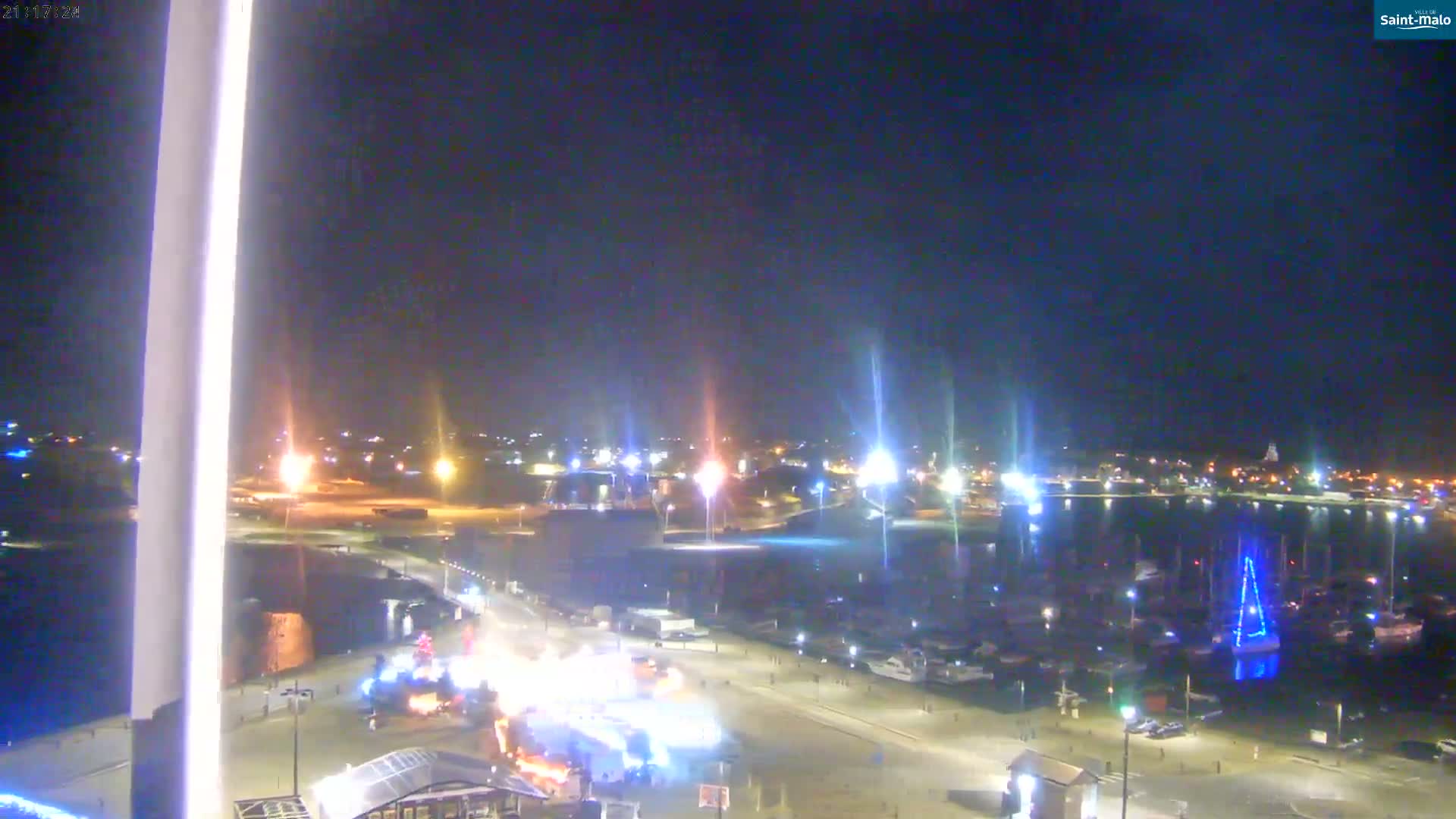 Saint-Malo City Skyline PTZ Live Cam - Saint-Malo, Ille-et-Vilaine, Bretagne, France