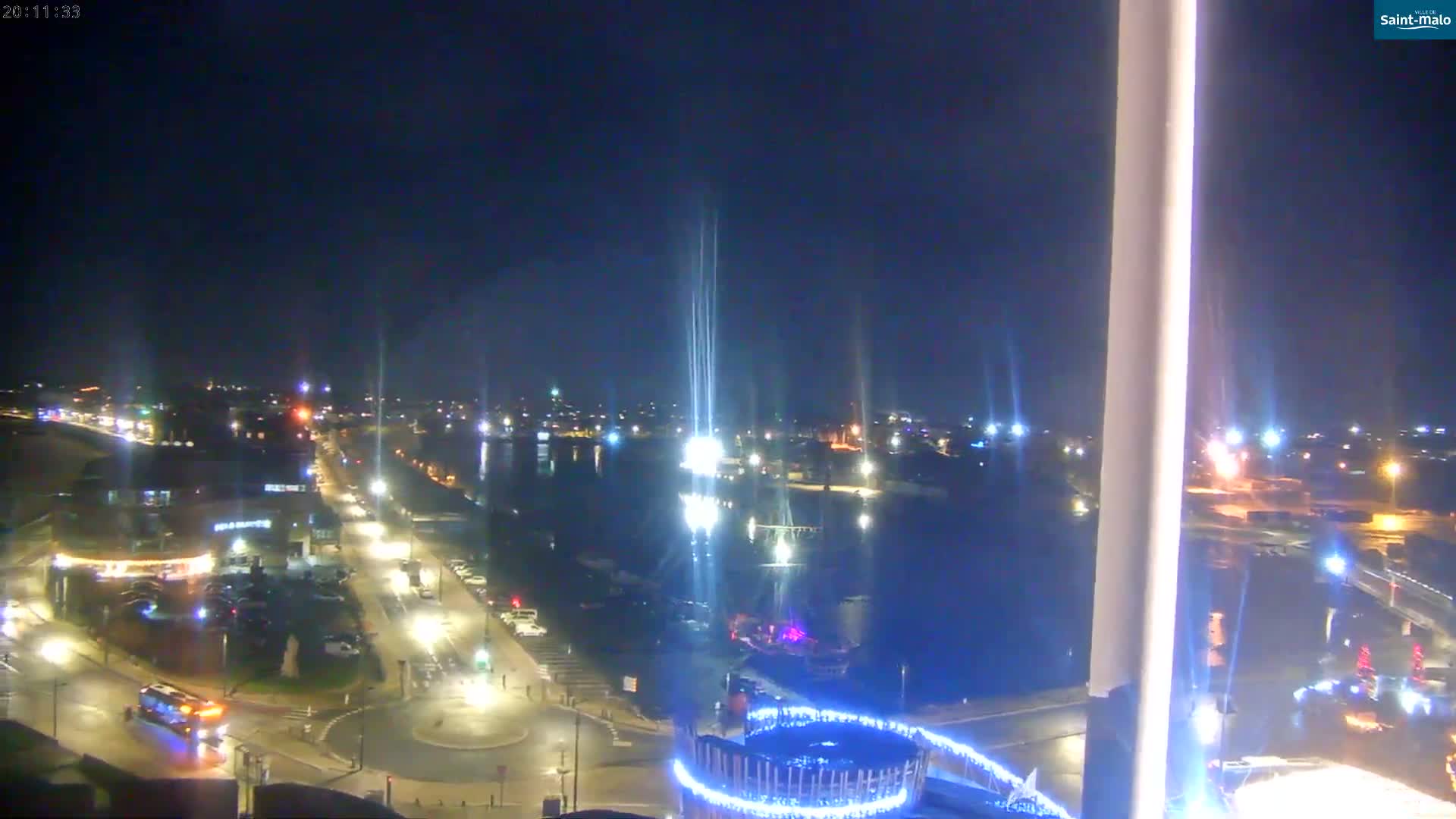 Saint-Malo City Skyline PTZ Live Cam - Saint-Malo, Ille-et-Vilaine, Bretagne, France