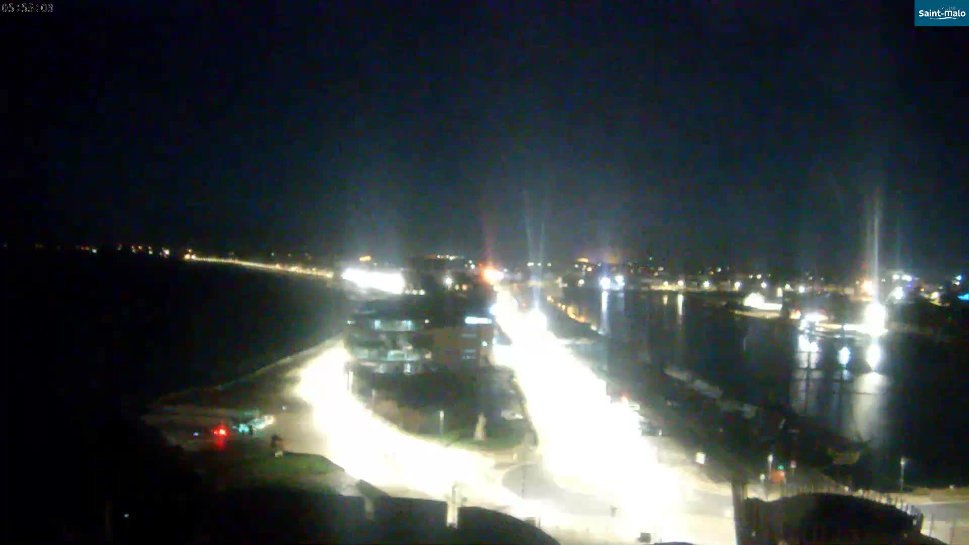 Saint-Malo City Skyline PTZ Live Cam - Saint-Malo, Ille-et-Vilaine, Bretagne, France