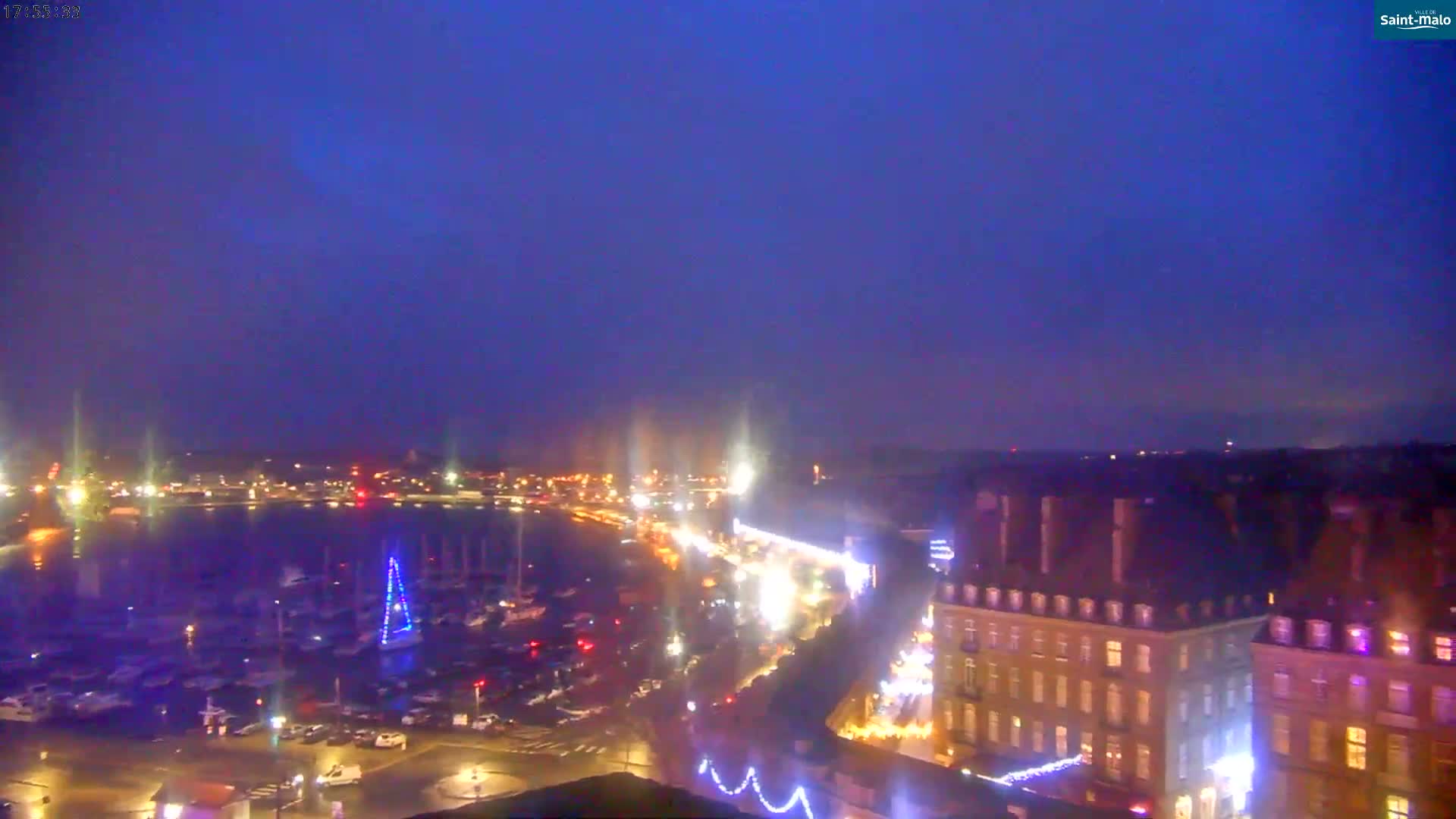 Saint-Malo City Skyline PTZ Live Cam - Saint-Malo, Ille-et-Vilaine, Bretagne, France