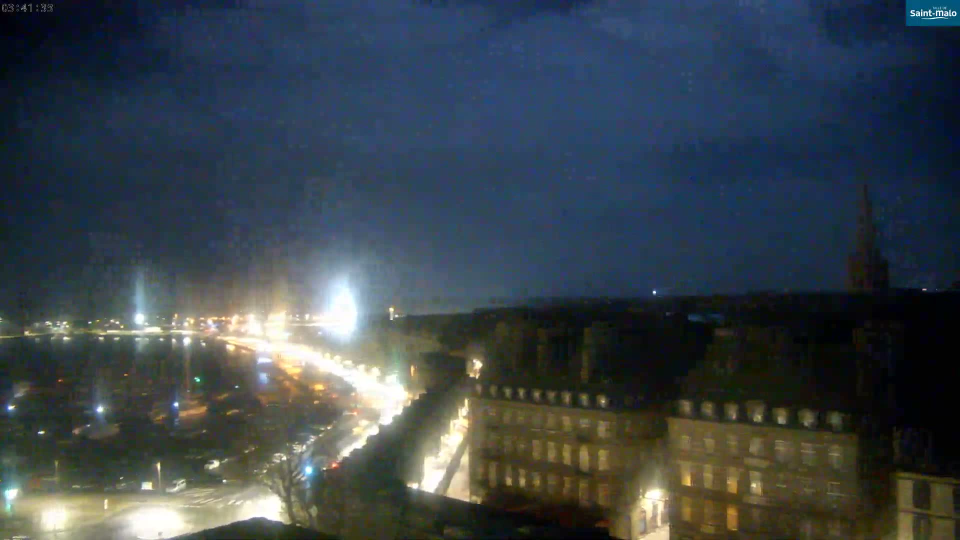 Saint-Malo City Skyline PTZ Live Cam - Saint-Malo, Ille-et-Vilaine, Bretagne, France