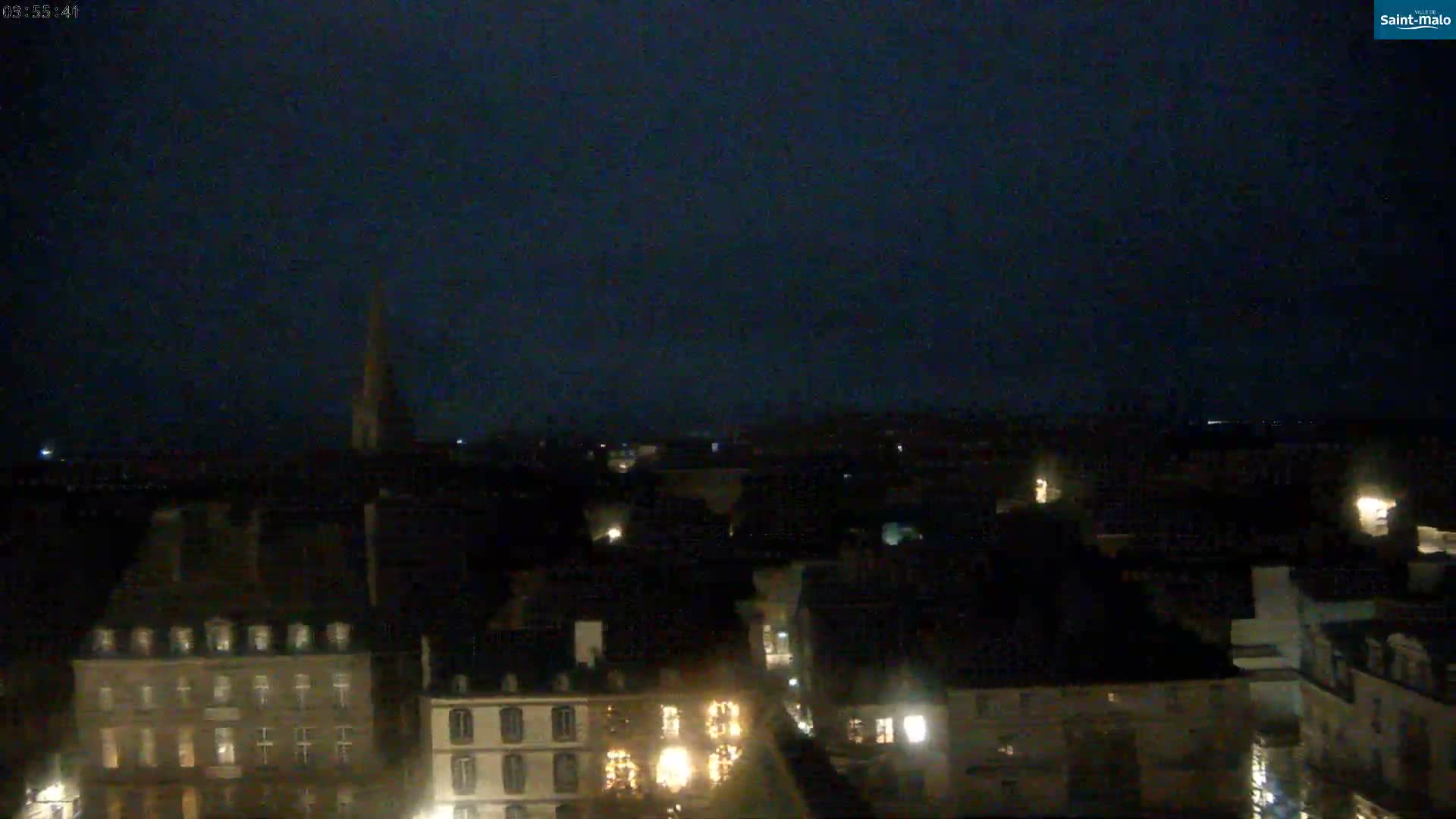 Saint-Malo City Skyline PTZ Live Cam - Saint-Malo, Ille-et-Vilaine, Bretagne, France