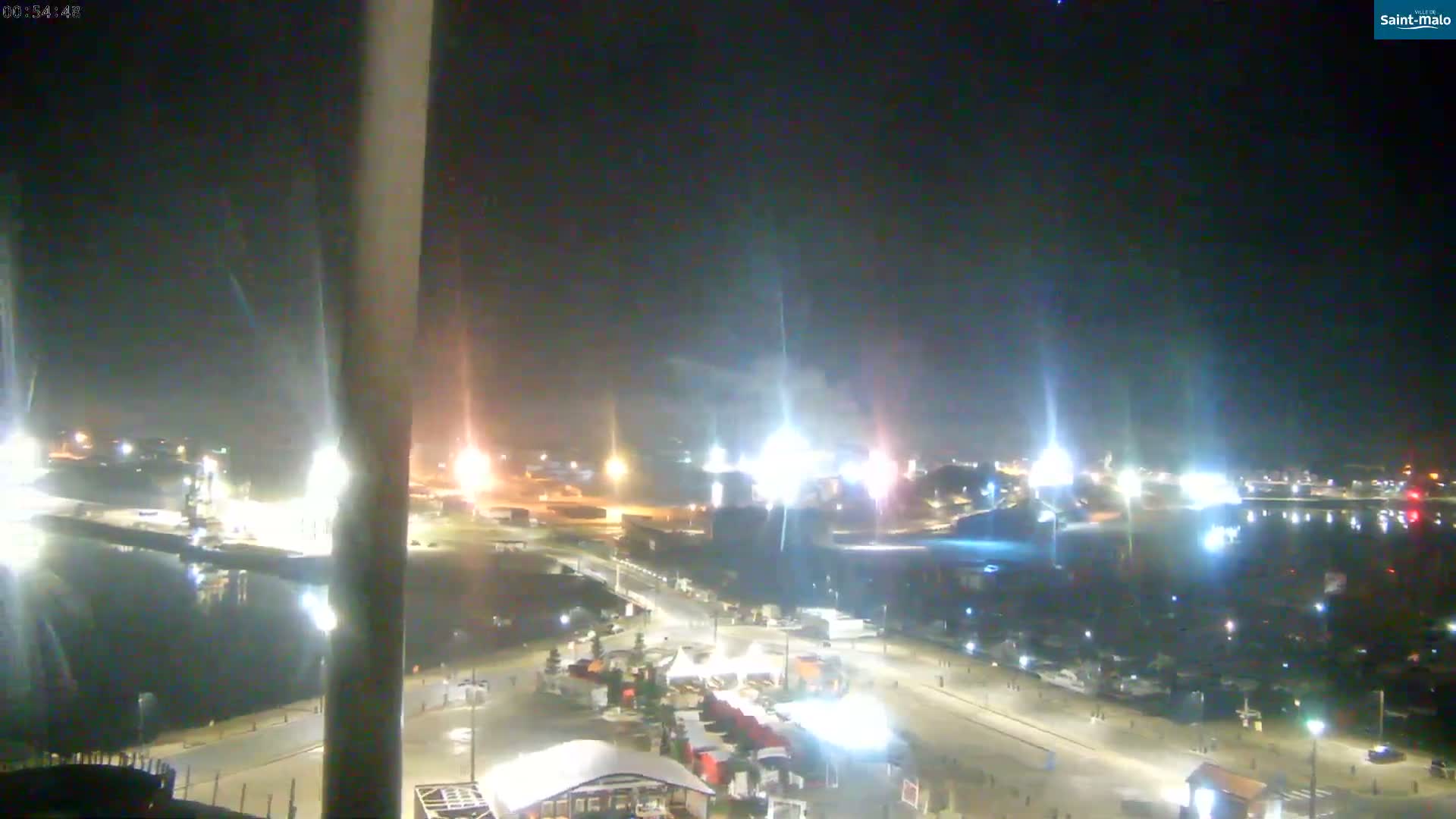 Saint-Malo City Skyline PTZ Live Cam - Saint-Malo, Ille-et-Vilaine, Bretagne, France