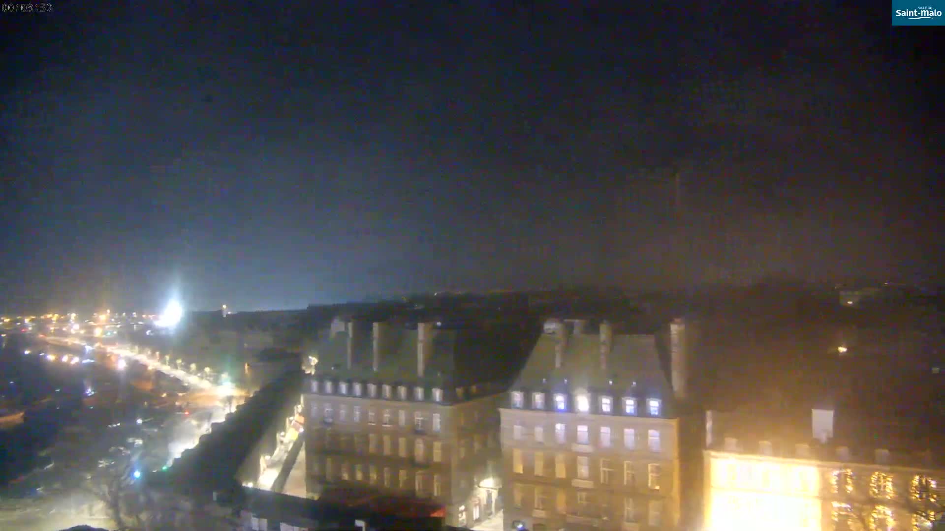 Saint-Malo City Skyline PTZ Live Cam - Saint-Malo, Ille-et-Vilaine, Bretagne, France
