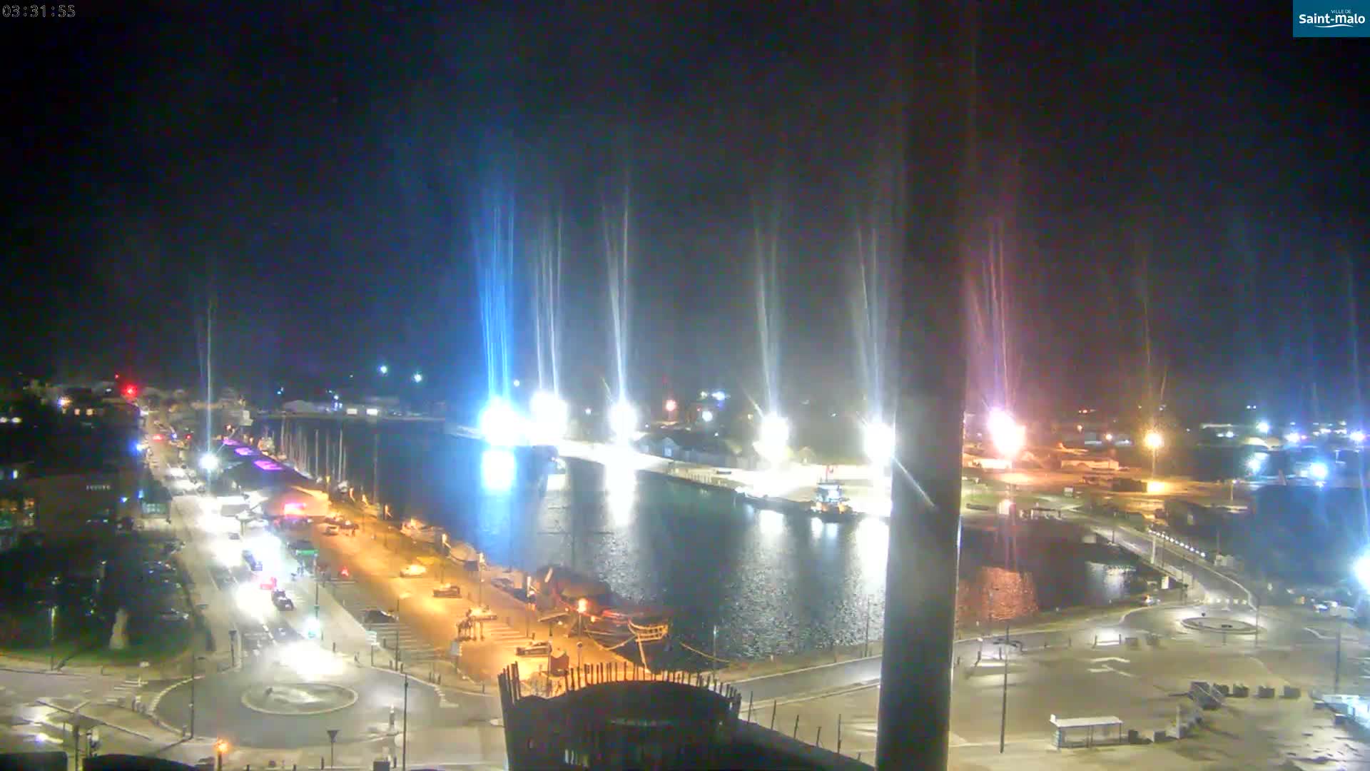 Saint-Malo City Skyline PTZ Live Cam - Saint-Malo, Ille-et-Vilaine, Bretagne, France